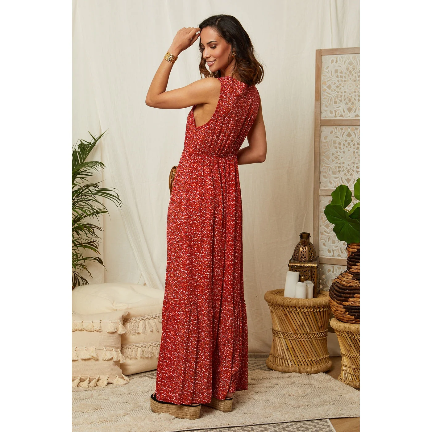 Robe - Rouge - Image 3