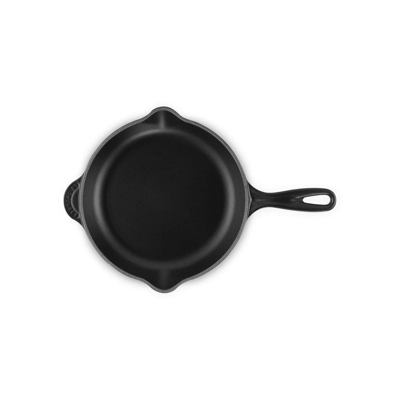 Skillet Rond Tradition - Fonte Émaillée - 23Cm - Noir Mat - Image 2