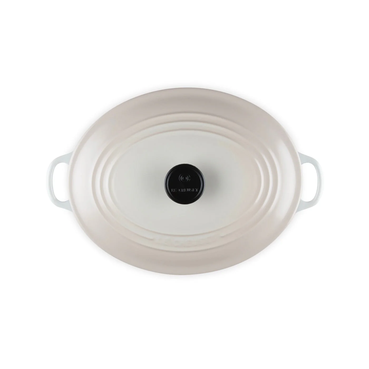 Cocotte Ovale Tradition - Fonte Émaillée - 31Cm - Meringue - Bouton Phénolique - Image 5