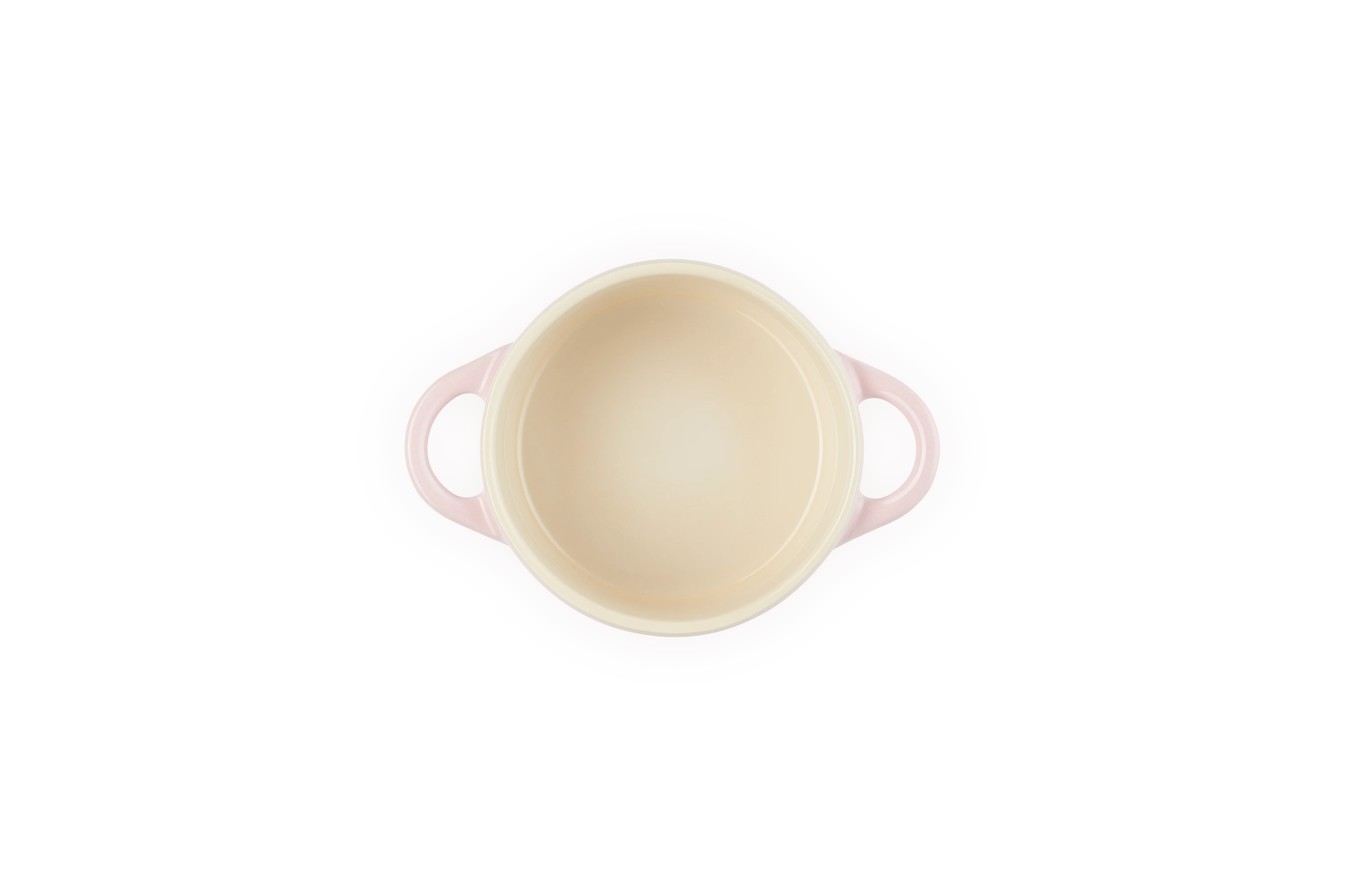 Mini-Cocotte Ronde Céramique - 10Cm - Chiffon Pink - Bouton Coloré - Image 5
