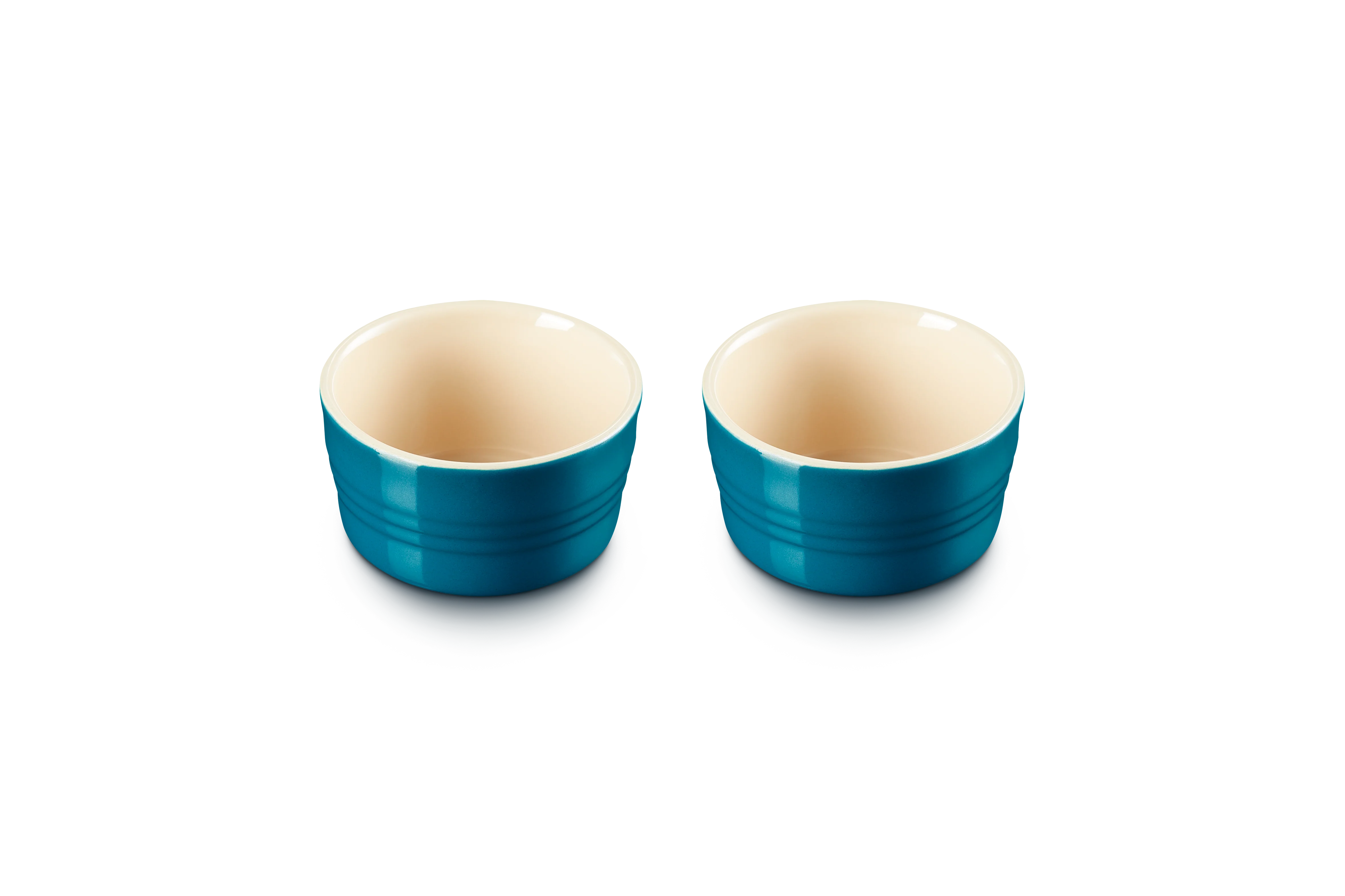 Set De 2 Grands Ramequins - Céramique - 240Ml - Deep Teal - Image 2