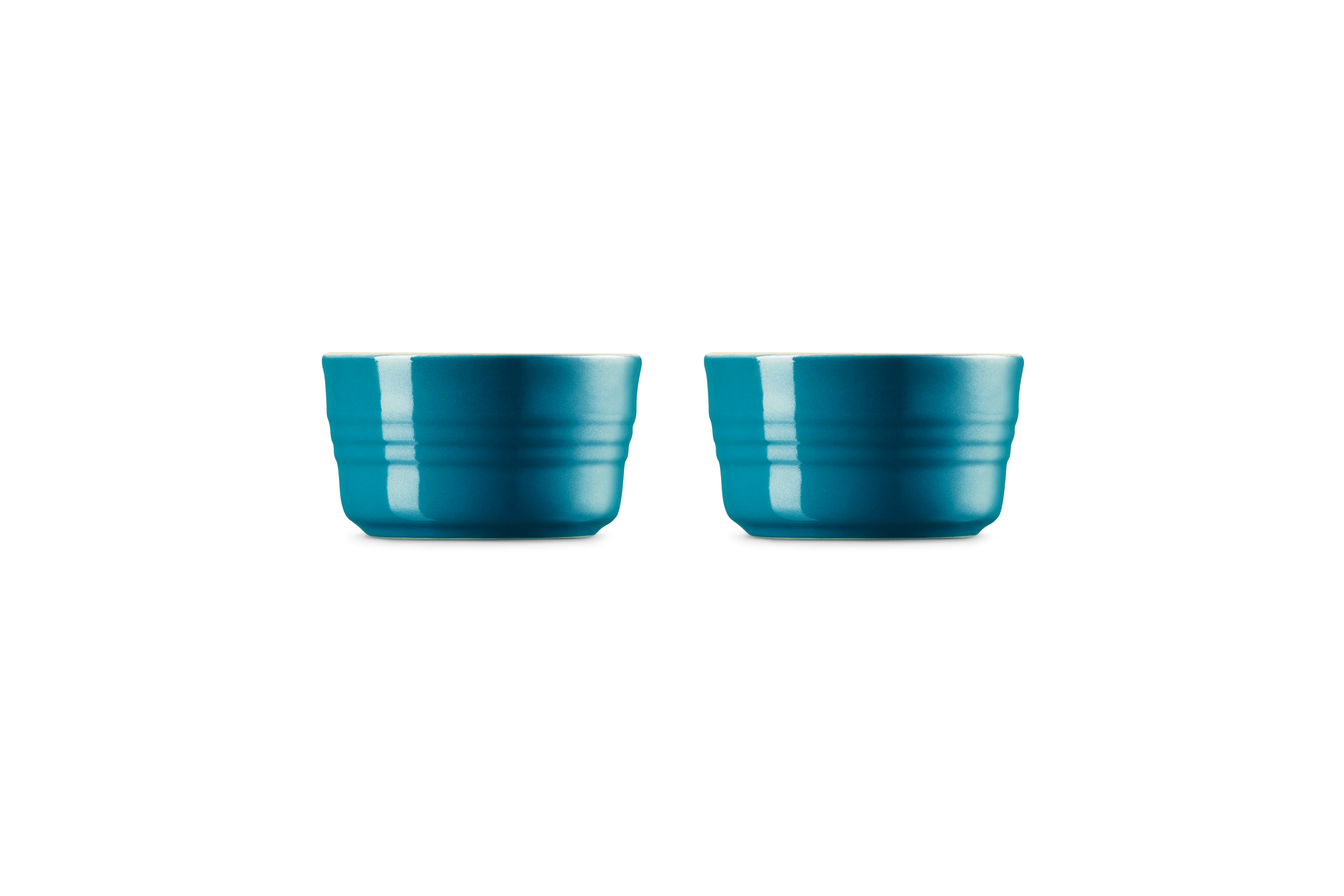 Set De 2 Grands Ramequins - Céramique - 240Ml - Deep Teal - Image 4