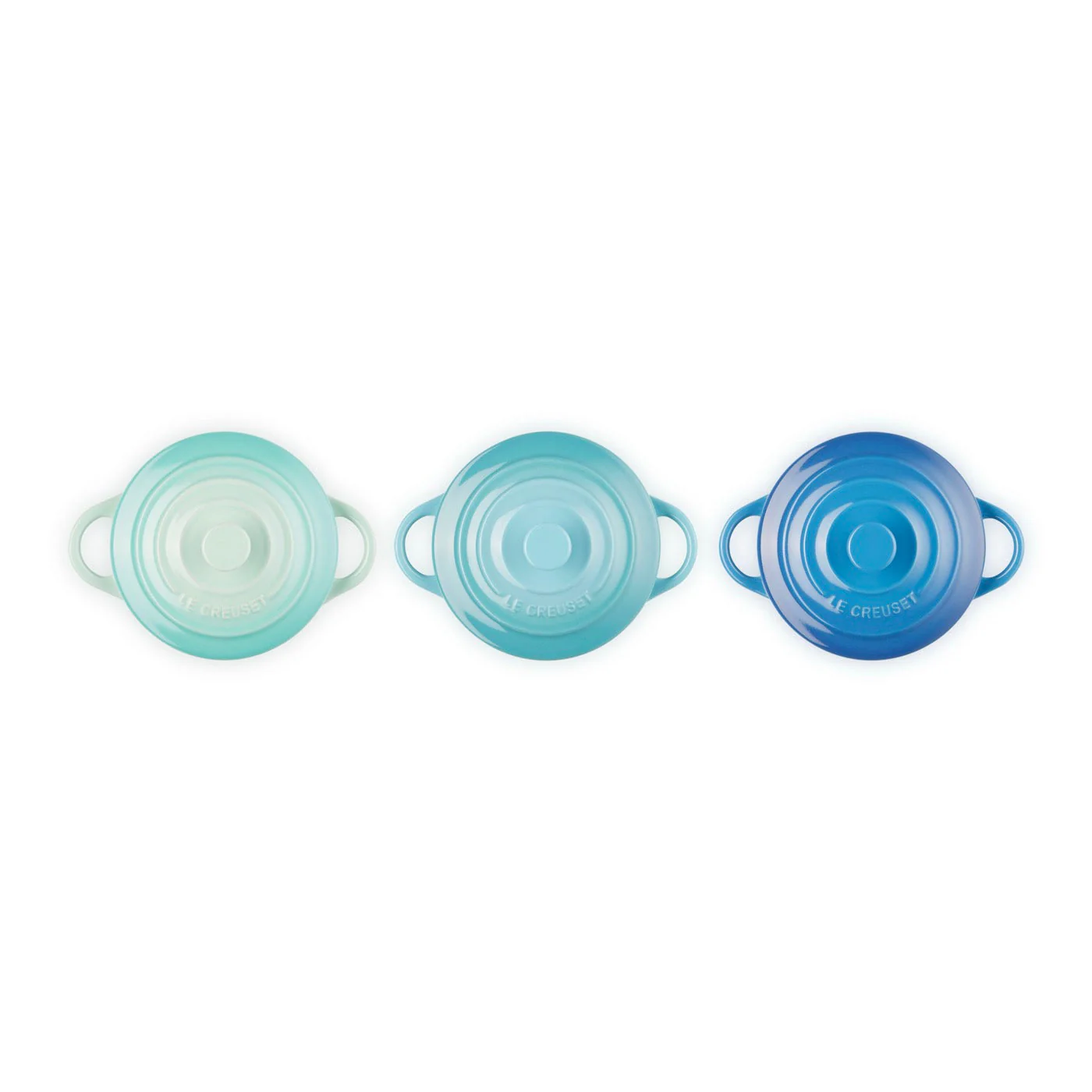 Set 3 Mini-Cocottes Céramique - 250ml/10Cm - Céramique - Multicolore - Image 3