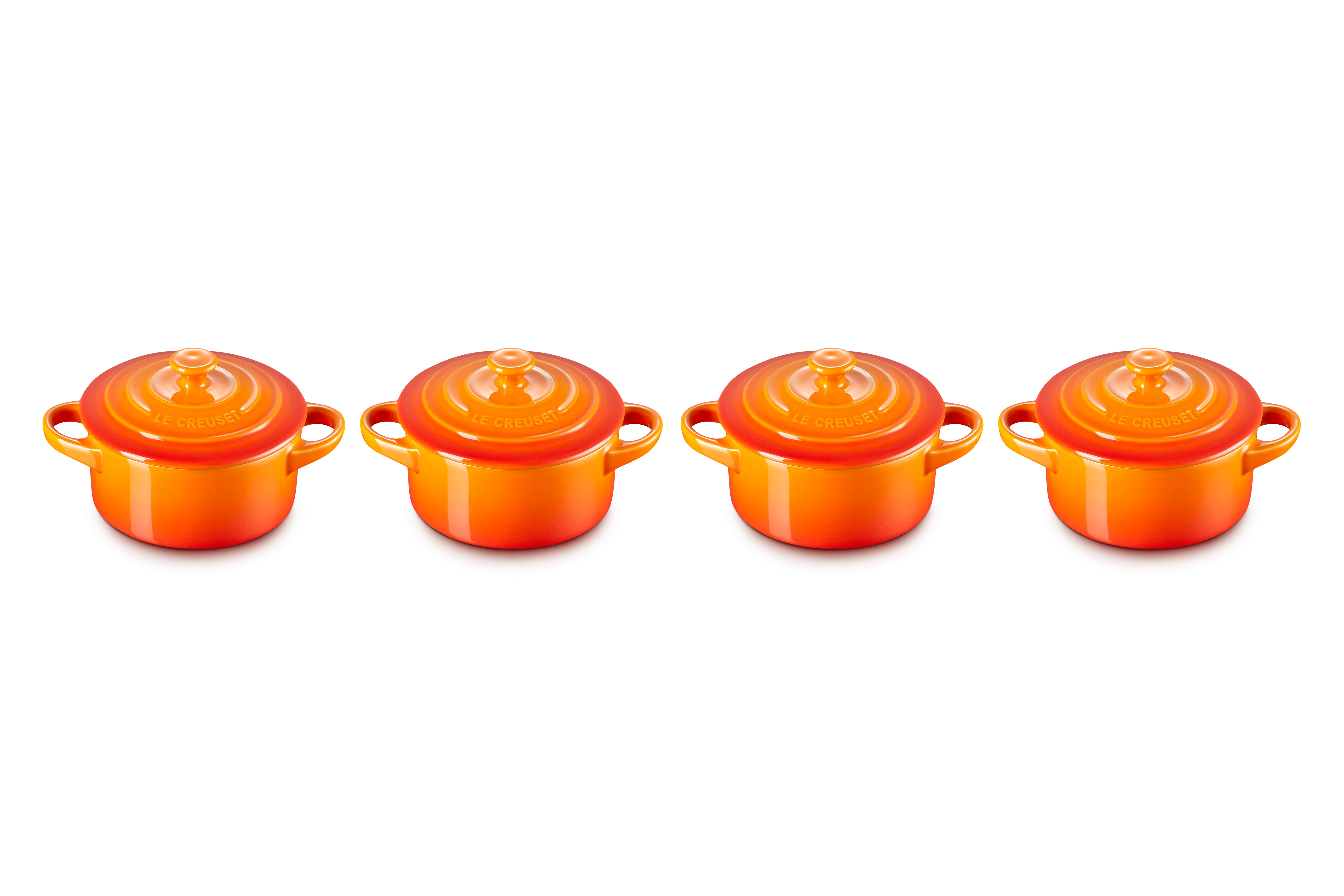 Set 4 Mini-Cocottes - Céramique 250ml - Volcanique - Image 4