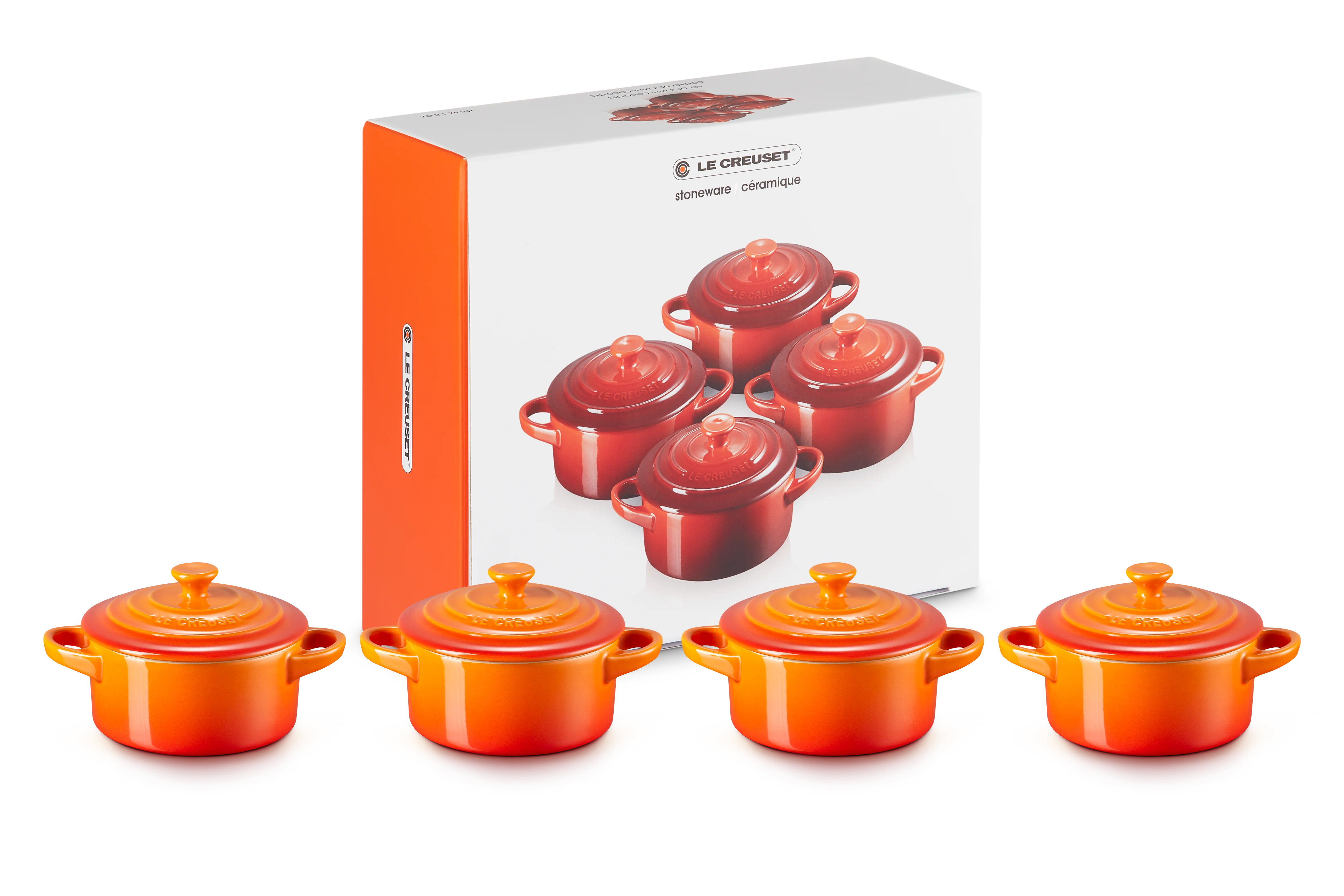 Set 4 Mini-Cocottes - Céramique 250ml - Volcanique - Image 6