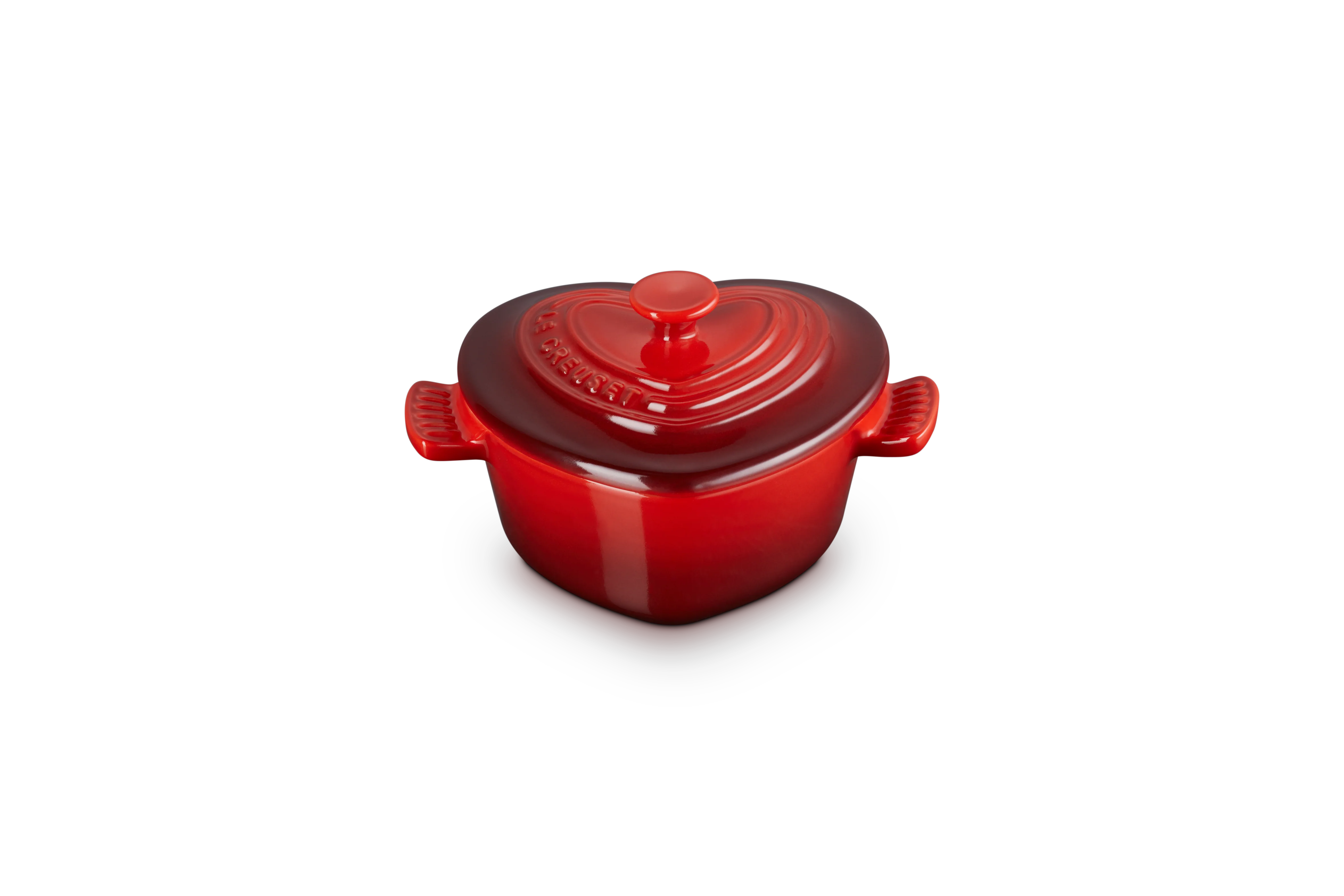 Mini-Cocotte D'Amour Céramique - 250ml/10cm - Cerise - Image 3