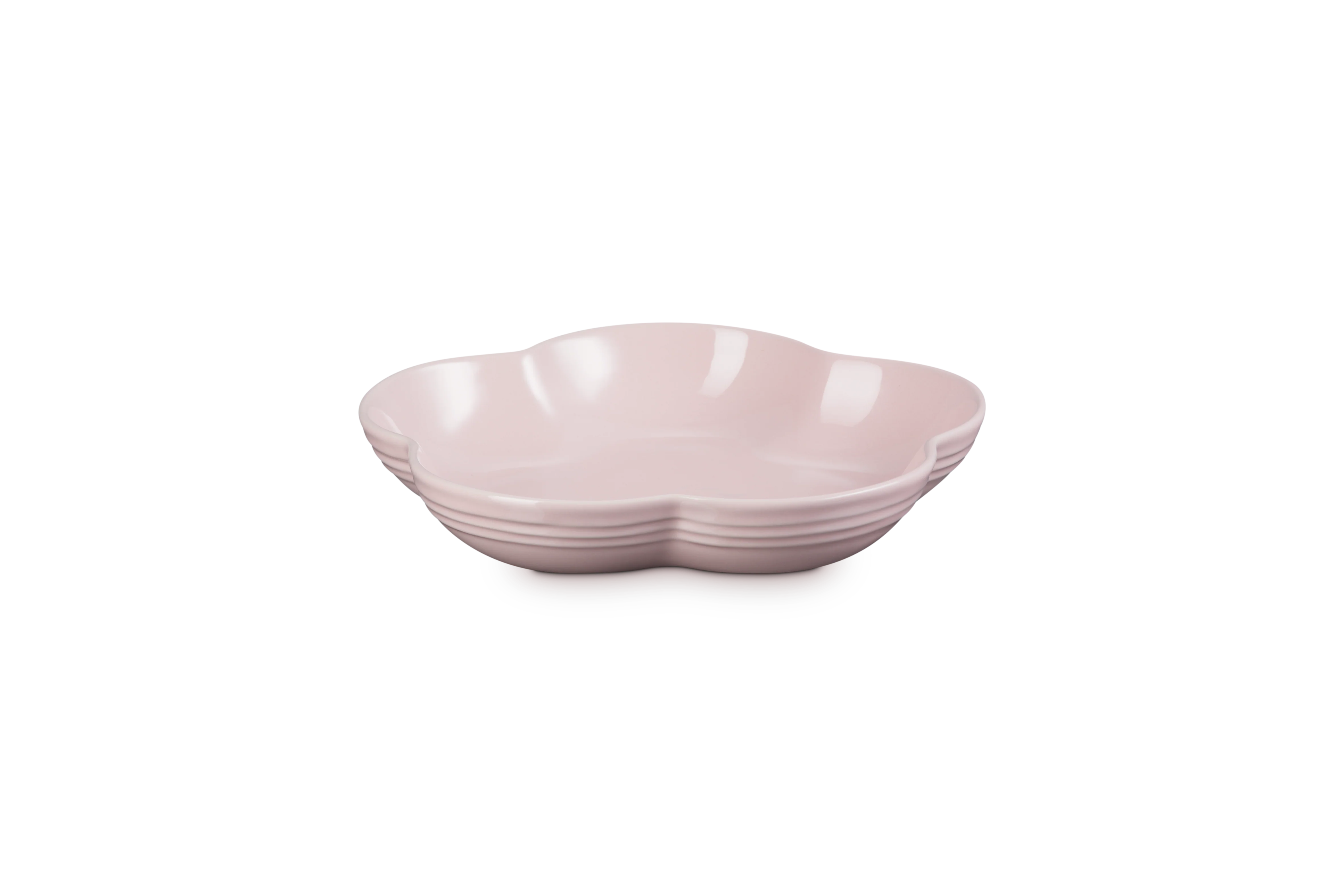 Plat Fleur Céramique - 21Cm - Chiffon Pink - Image 2