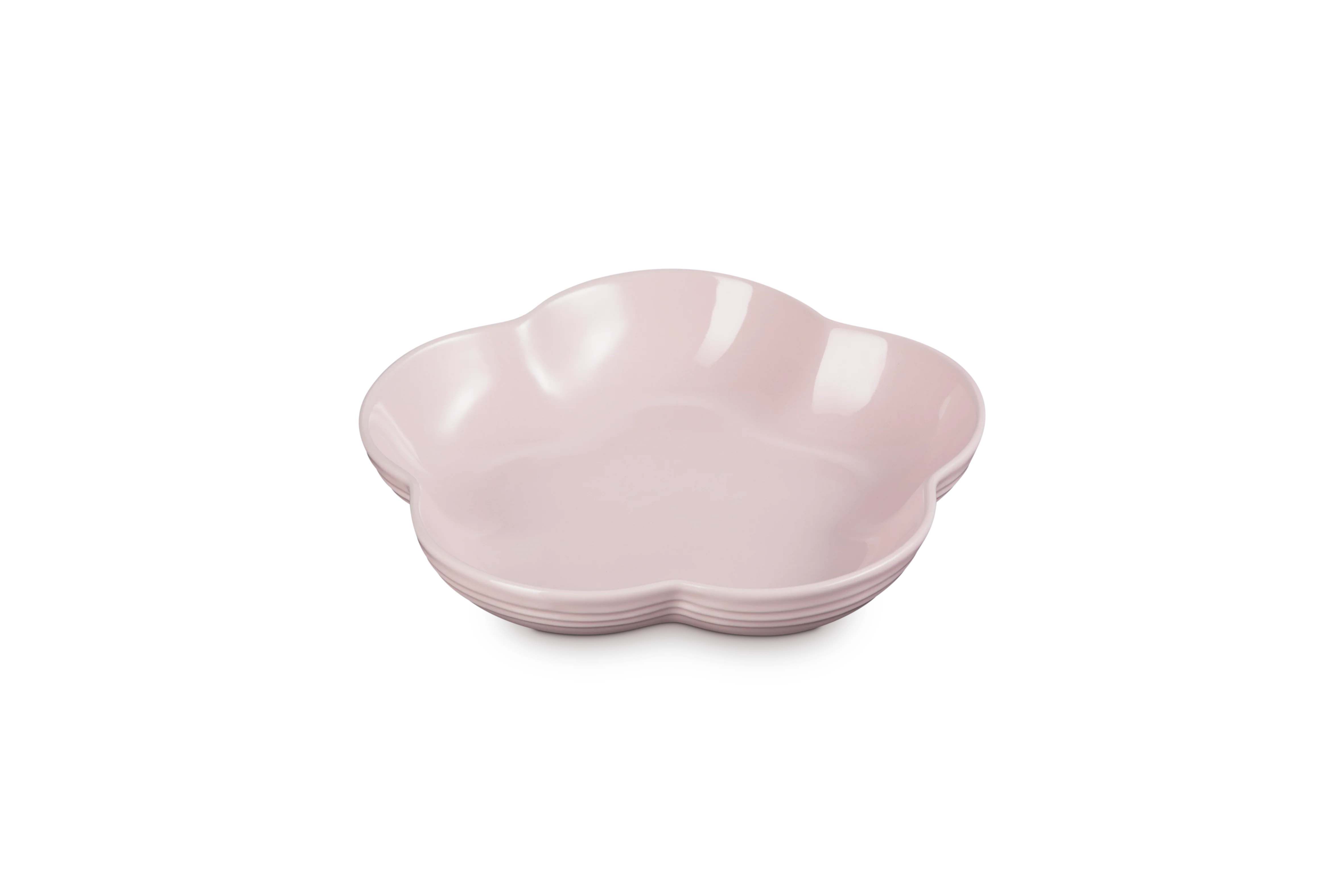 Plat Fleur Céramique - 21Cm - Chiffon Pink - Image 3
