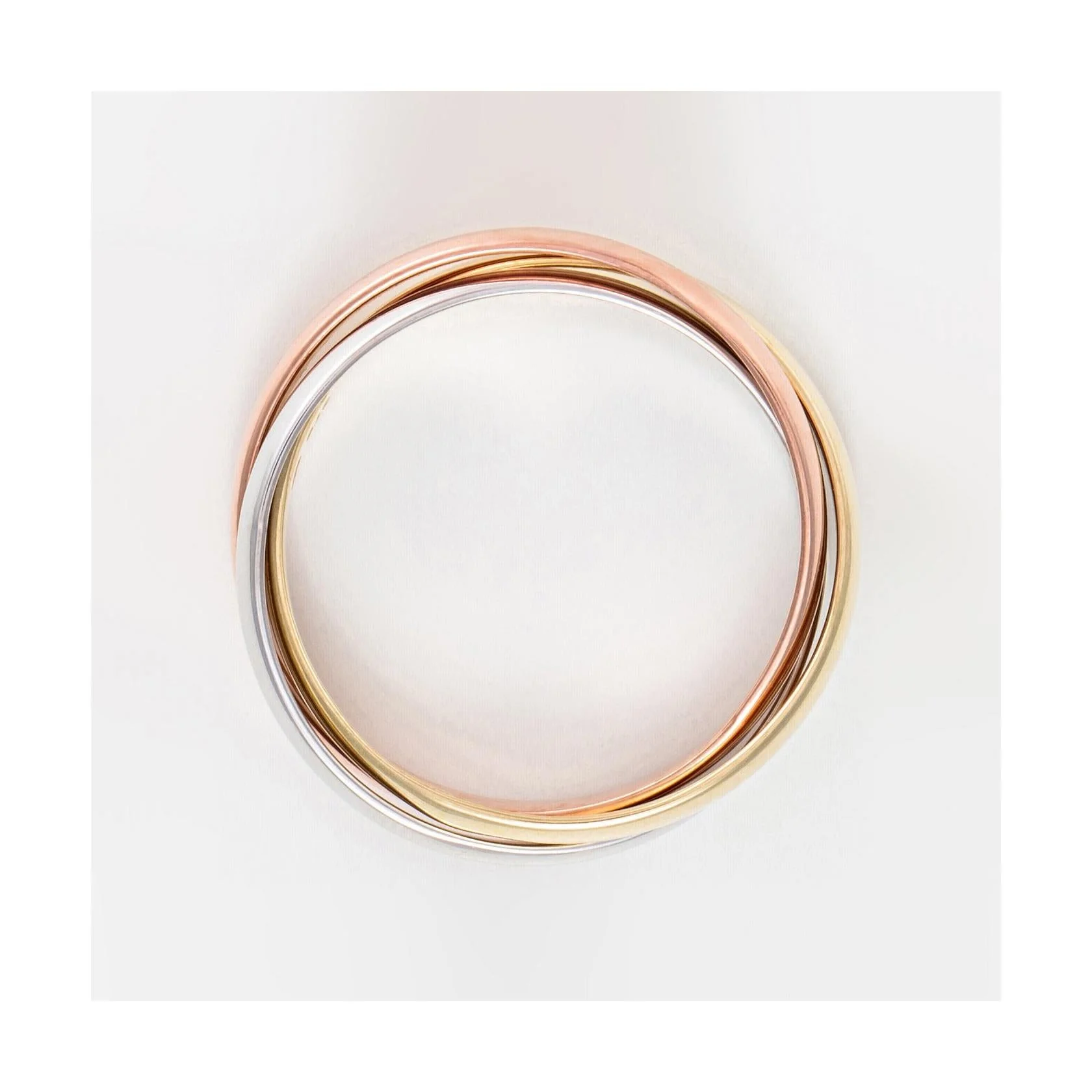 Bague "Tri Or" Or Tricolore 375/1000 - Or Tricolore 375/1000 - Image 2