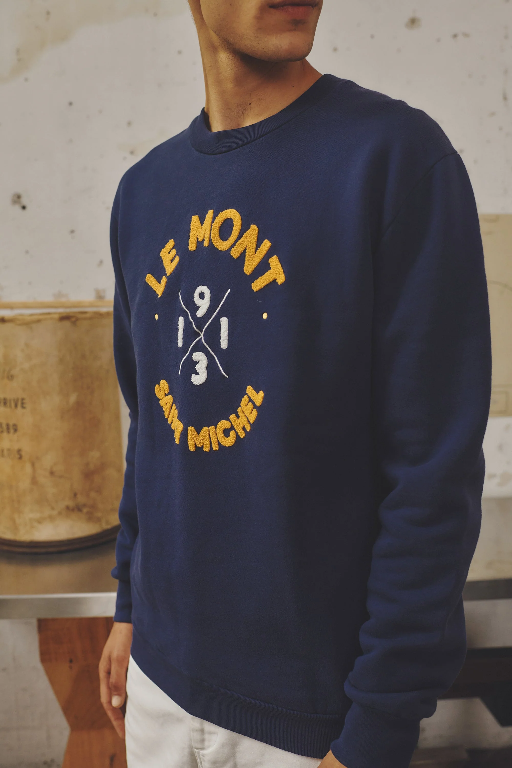 Pull Université - Navy - Homme - Image 2