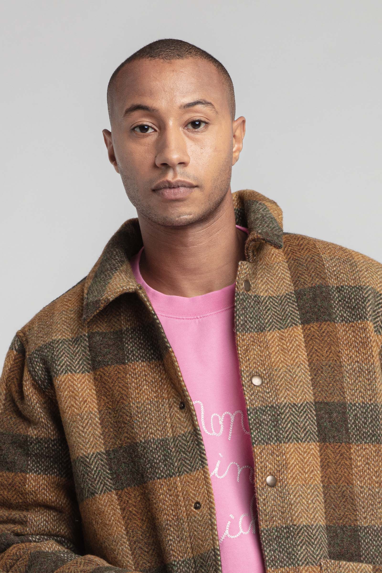 Veste Patchwork En Laine Vardin - Brown - Homme - Image 3