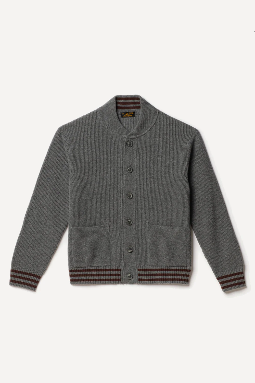 Cardigan Goldi En Laine D'Agneau - Gris - Homme - Image 4