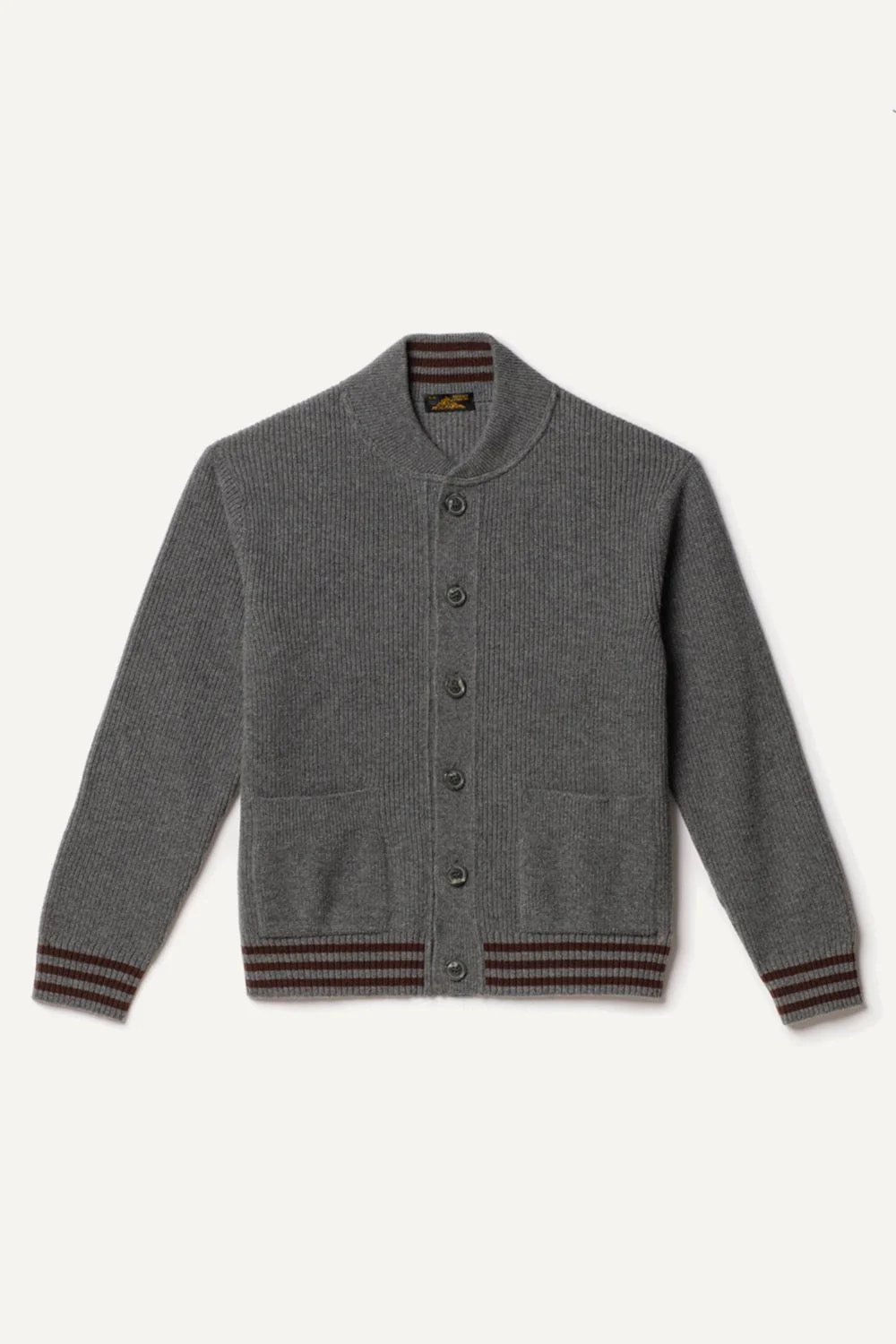 Cardigan Goldi En Laine D'Agneau - Gris - Homme - Image 5