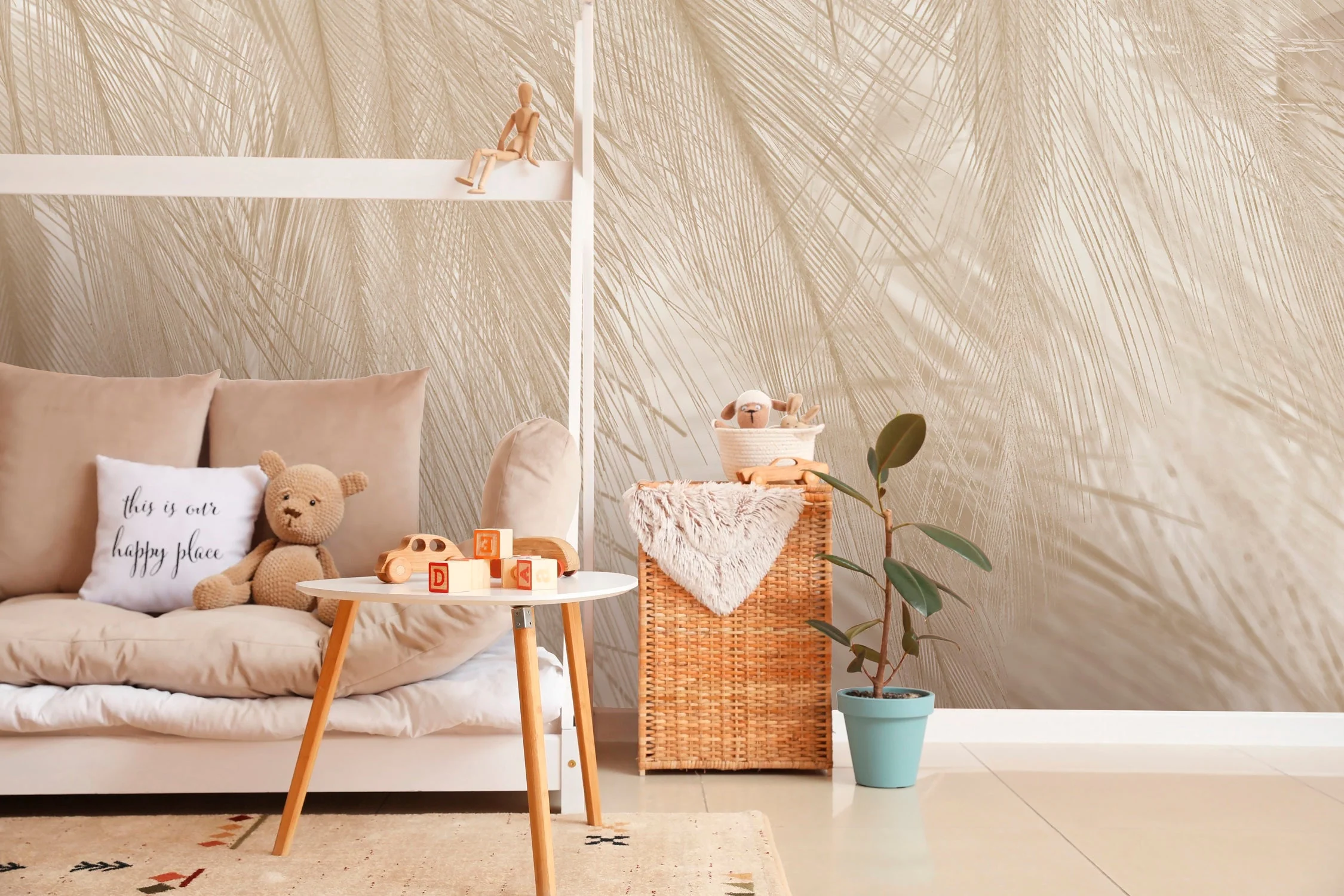 Papier Peint Panoramique - Soft - Beige - Image 2