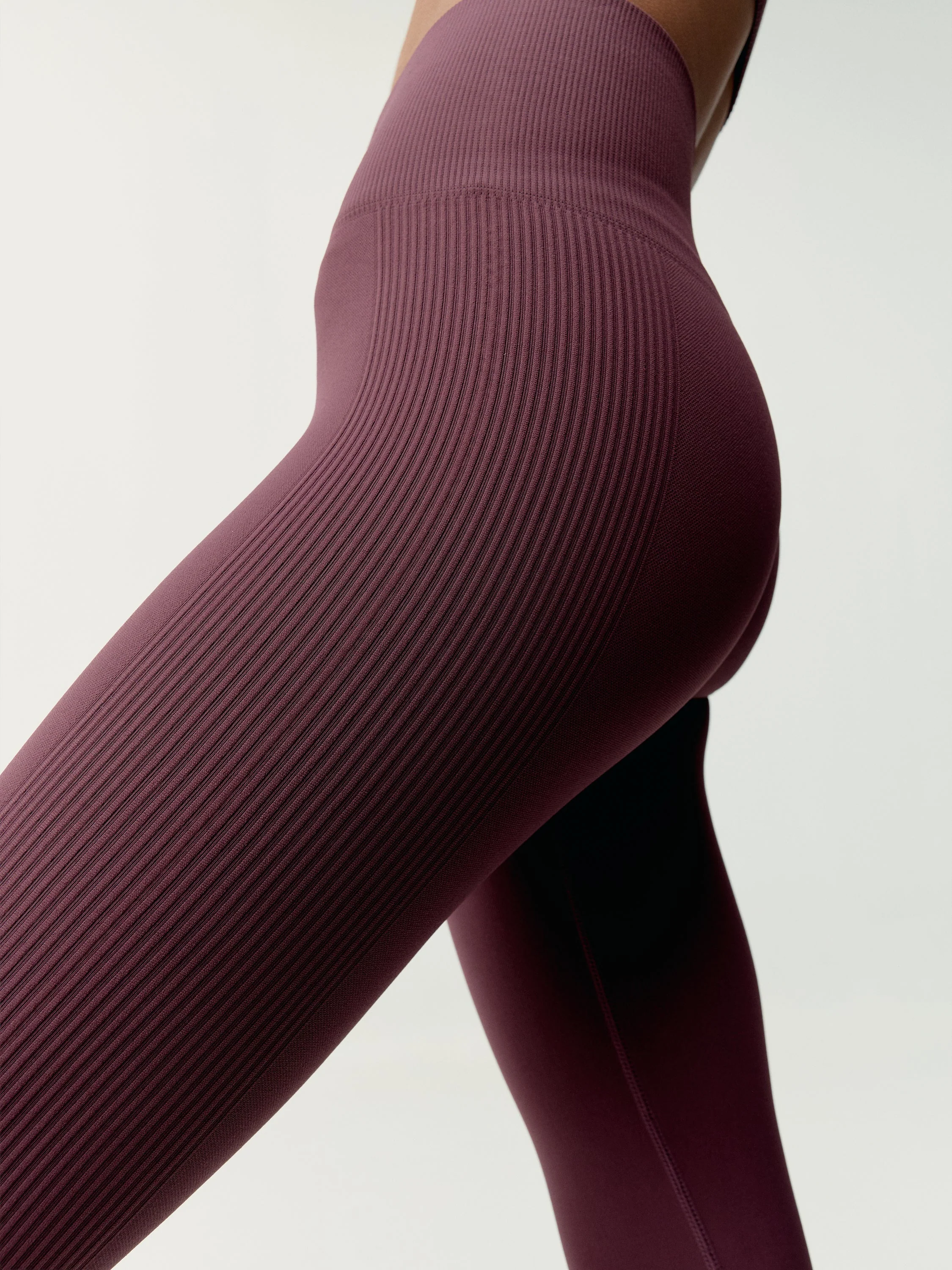 Legging Flow - Cerise Noire - Femme - Image 2
