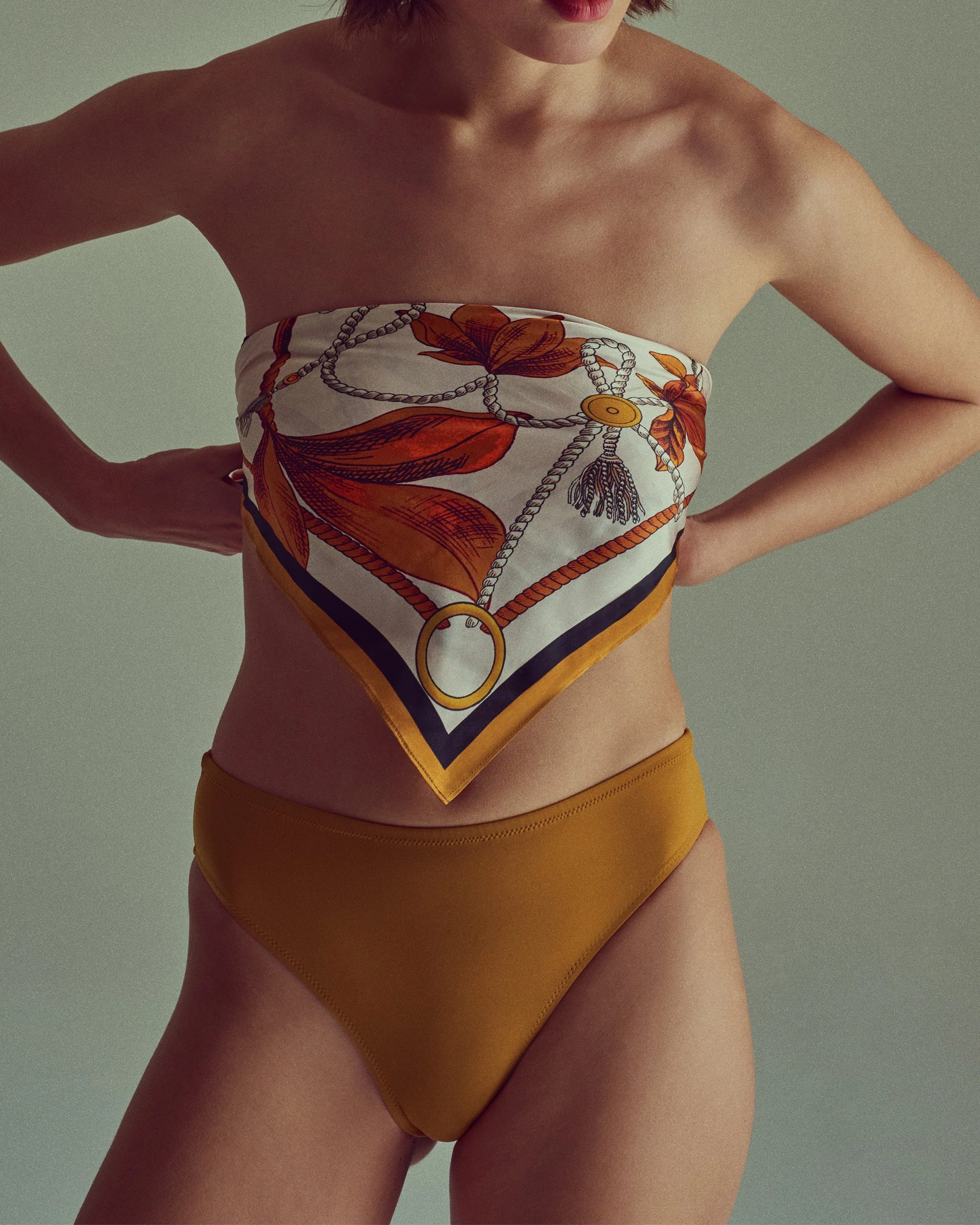 Culotte Taille Haute Eclipse - Mustard - Image 4