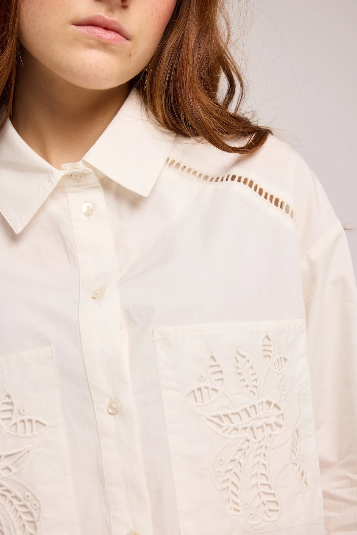 Blouse Birdie - Ecru - Image 3