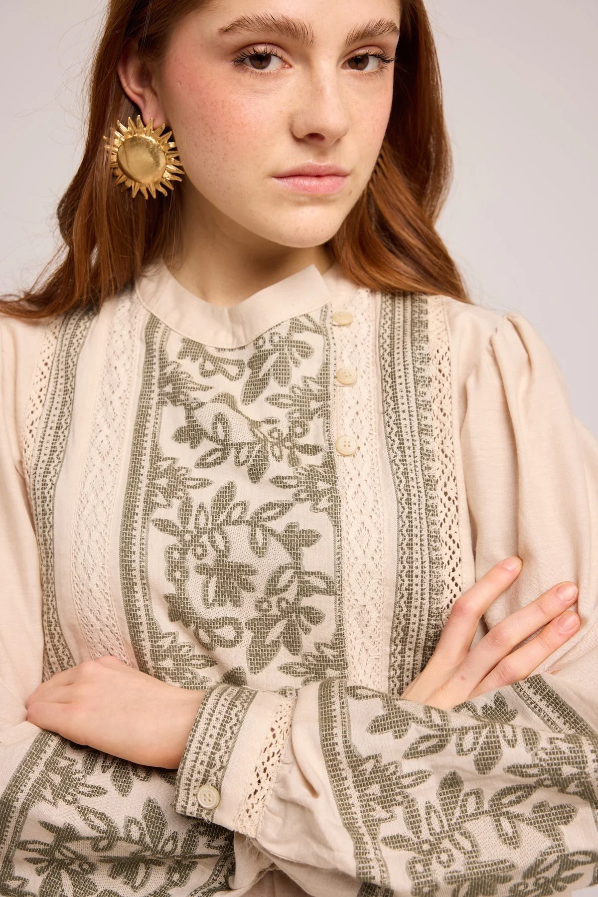Blouse Siyou - Jacquard - Image 3