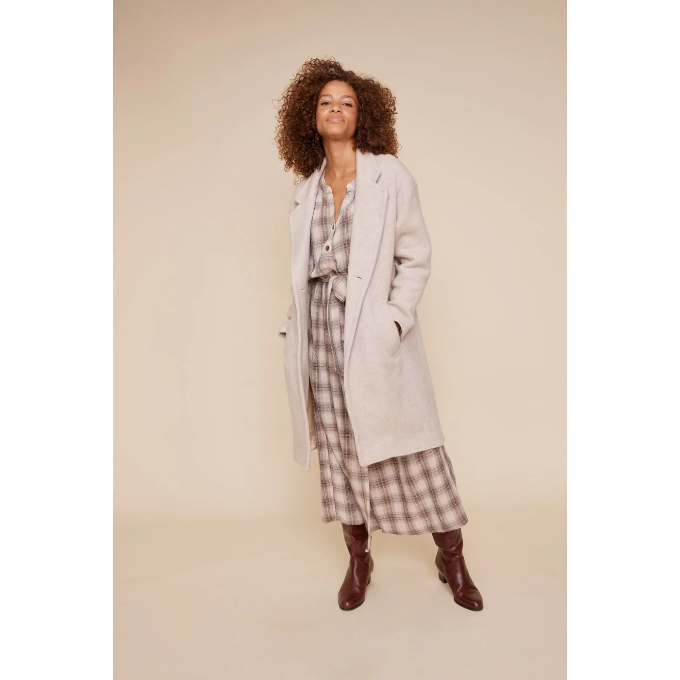 Manteau Naffi - Ecru - Image 2