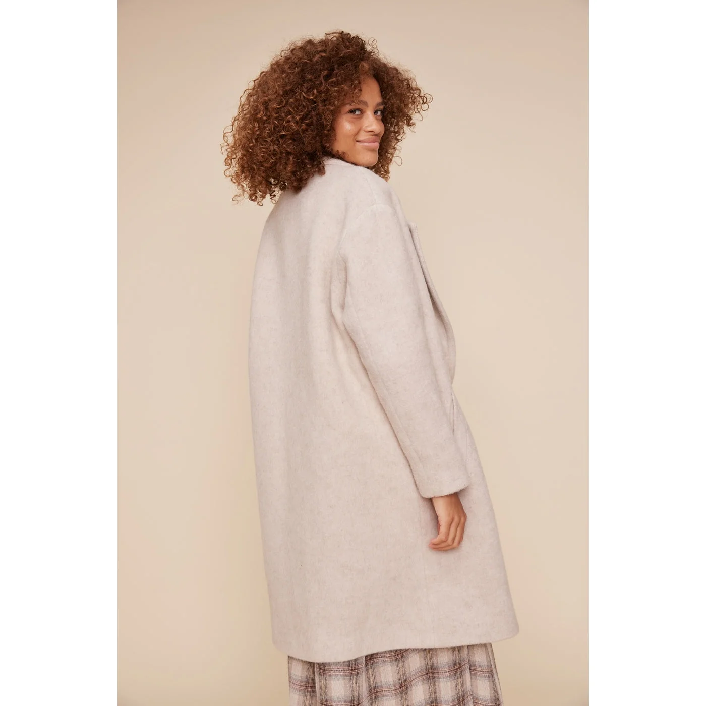 Manteau Naffi - Ecru - Image 6