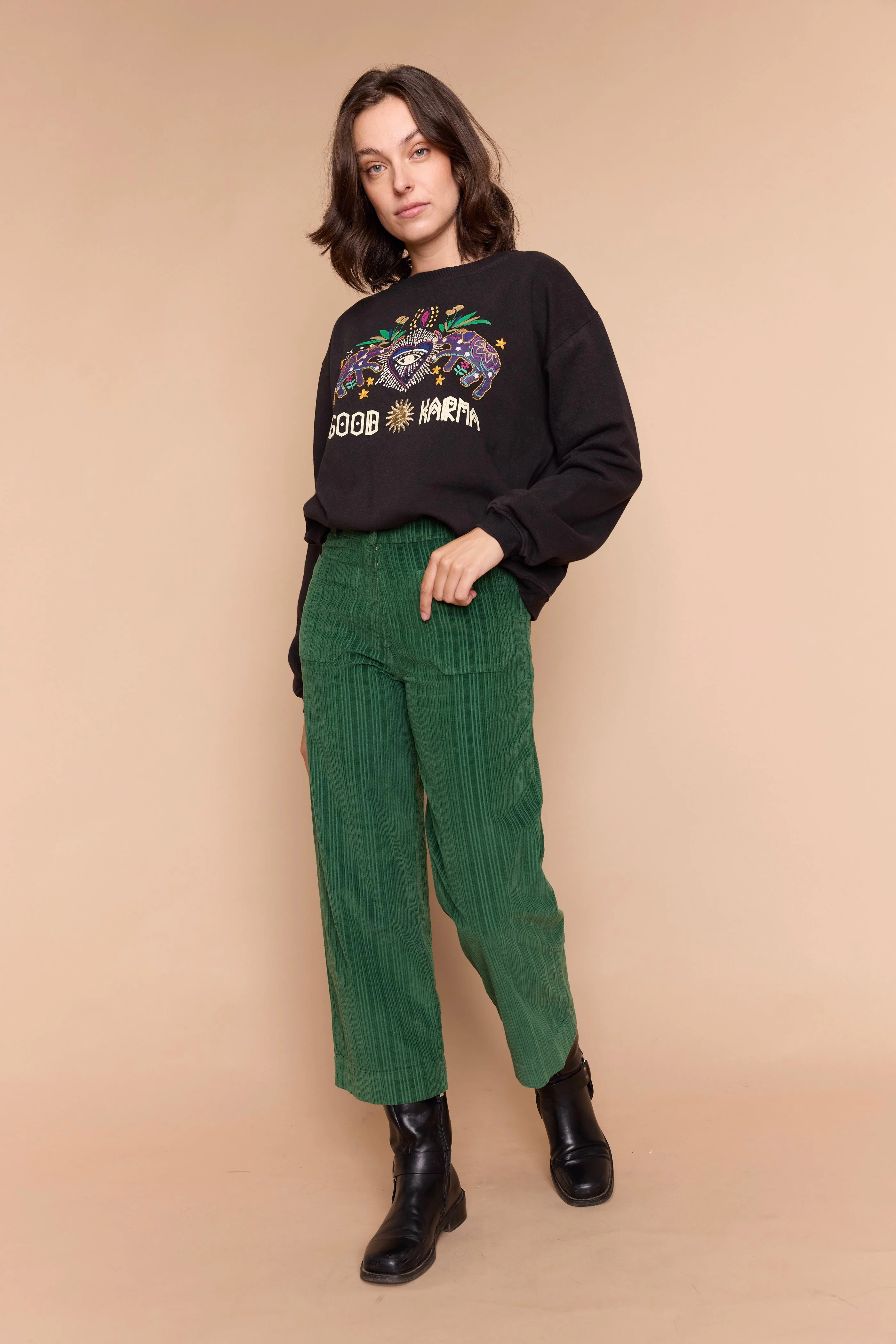 Pantalon Nawal - Vert - Image 4