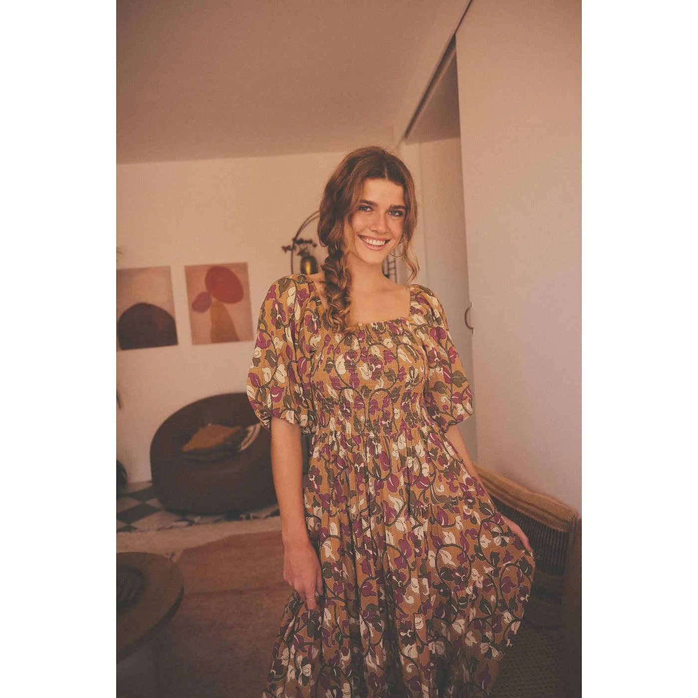 Robe Byouti - Ocre - Image 2