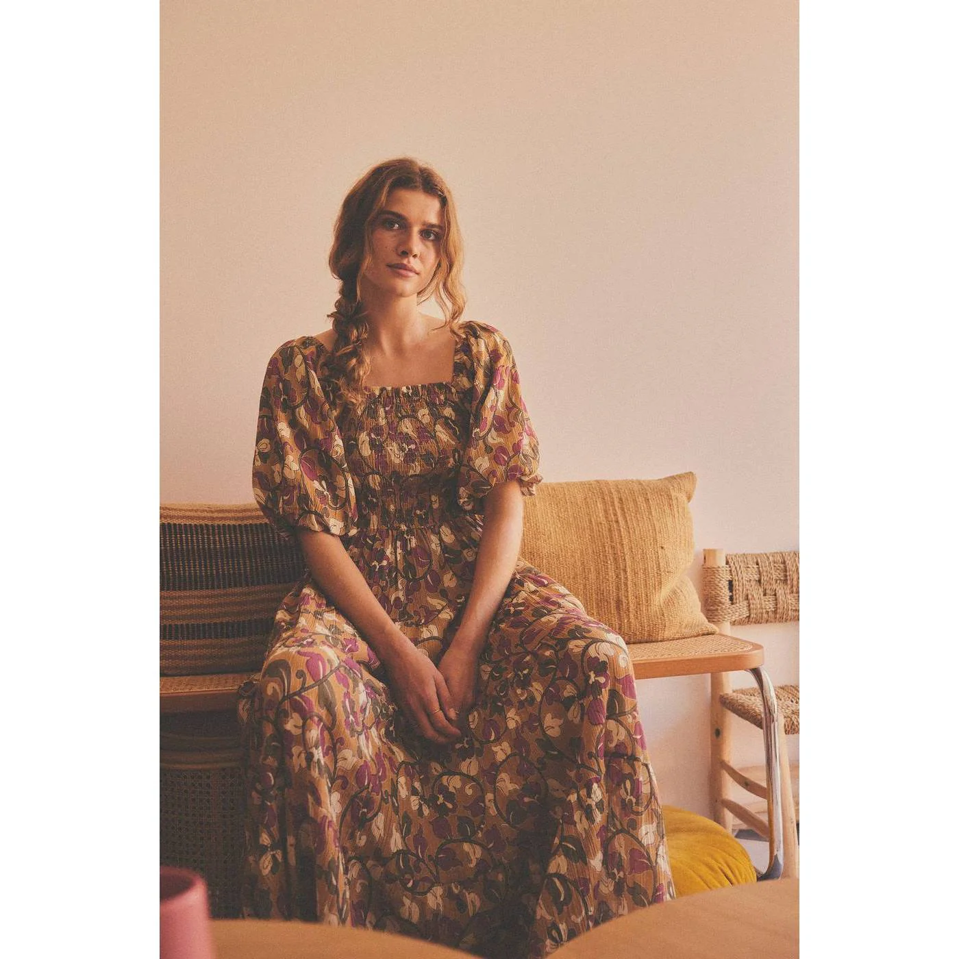 Robe Byouti - Ocre - Image 3