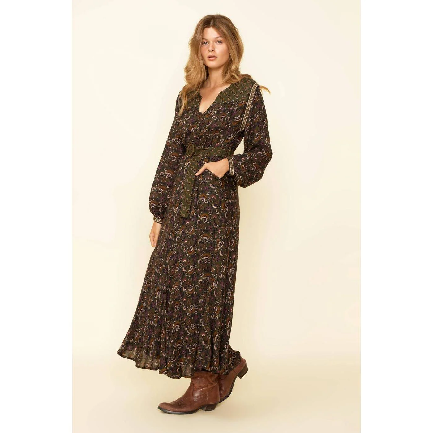 Robe Gastine - Kaki - Image 3