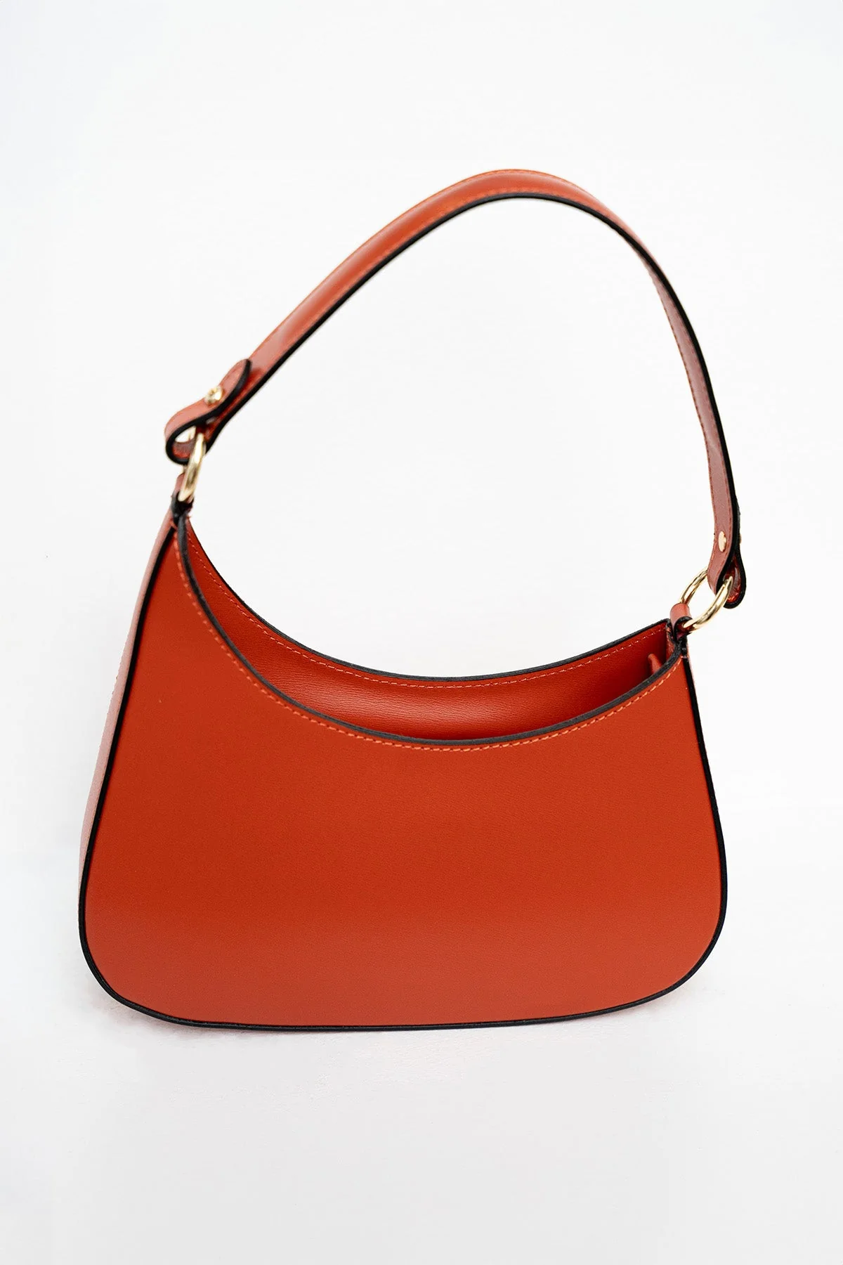 Sac Porté-Épaule Aline - Orange Fonce - Image 2