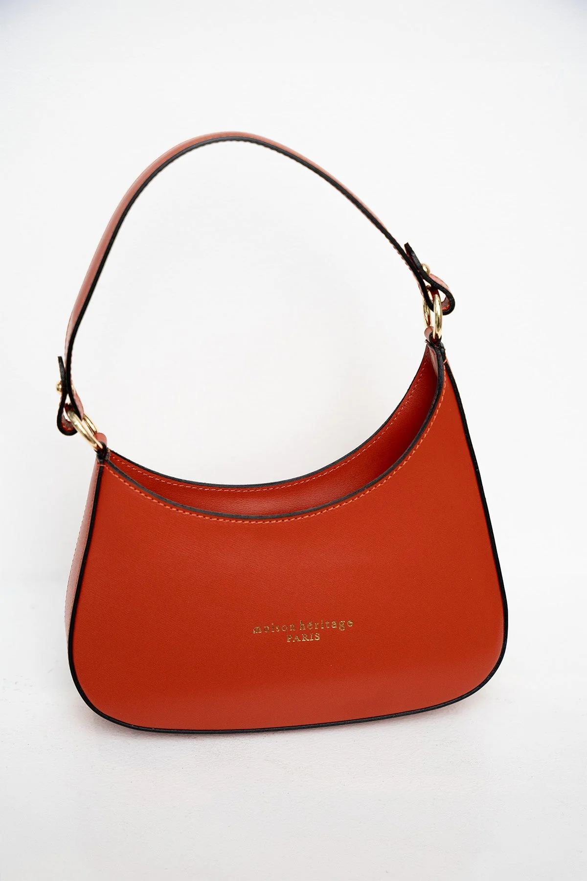 Sac Porté-Épaule Aline - Orange Fonce - Image 3