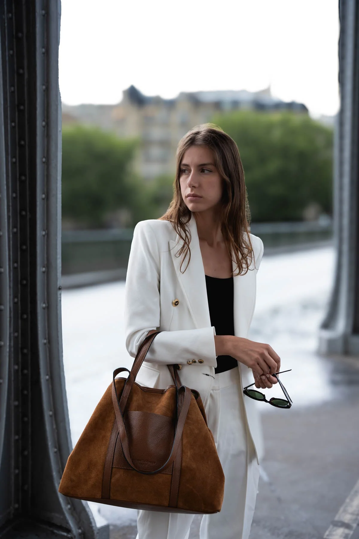 Sac Cabas Malta Suede - Camel - Image 2