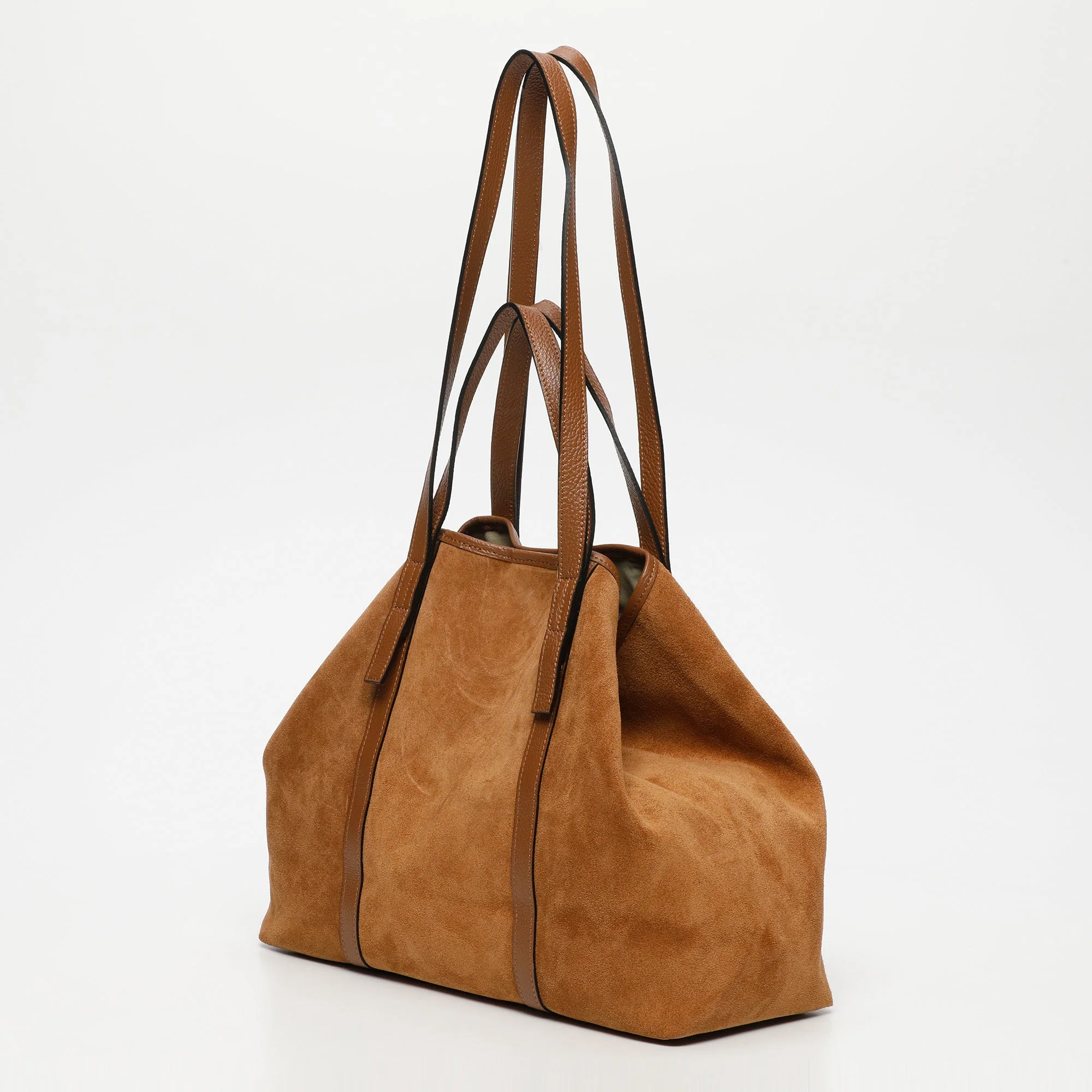 Sac Cabas Malta Suede - Camel - Image 3