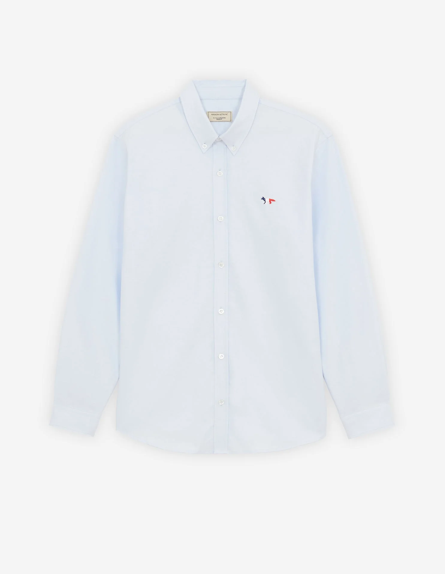 Tricolor Fox Patch Classic Shirt - Bl - Homme - Image 3