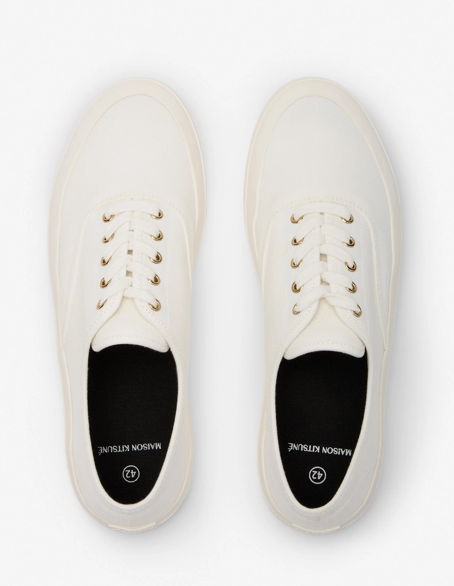 Canvas Lace-Up Sneakers - White - Homme - Image 4