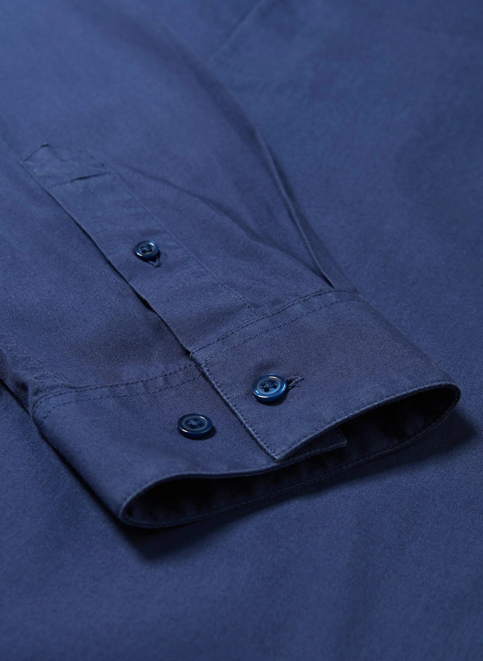 Maison Standards - Maison Standars - Chemise John Popeline Pat - Bleu - Homme - Image 6