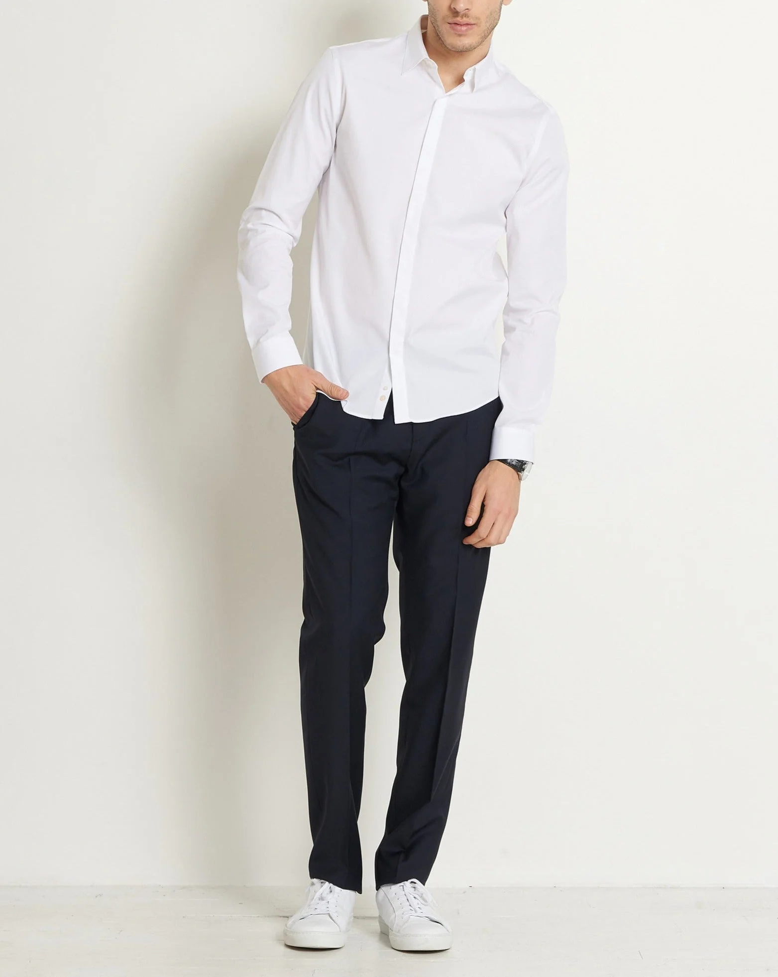 Maison Standards - Pantalon De Costume - Bleu - Homme - Image 3