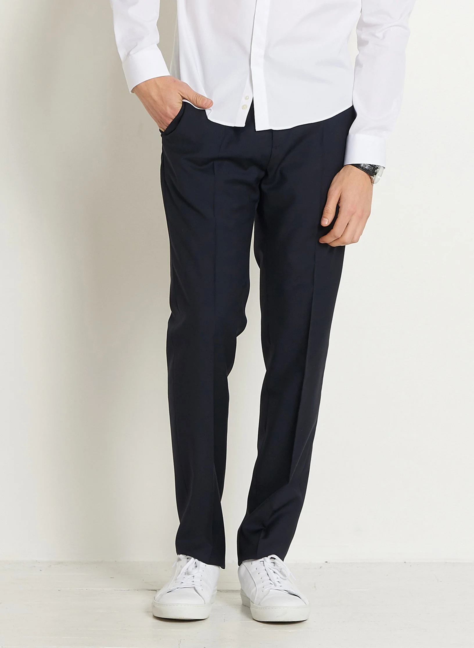 Maison Standards - Pantalon De Costume - Bleu - Homme - Image 4