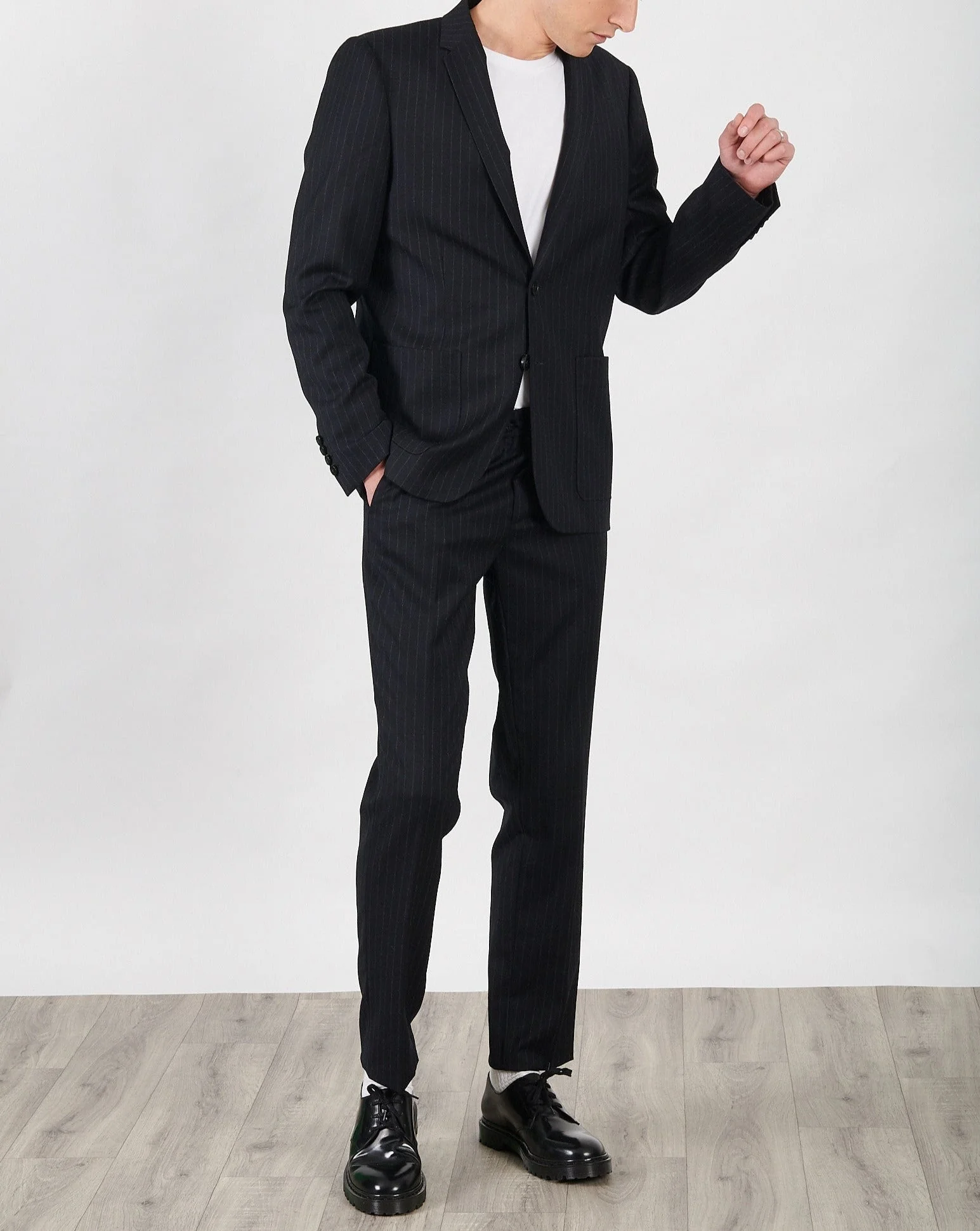 Veste En Laine - Bleu - Homme - Image 3