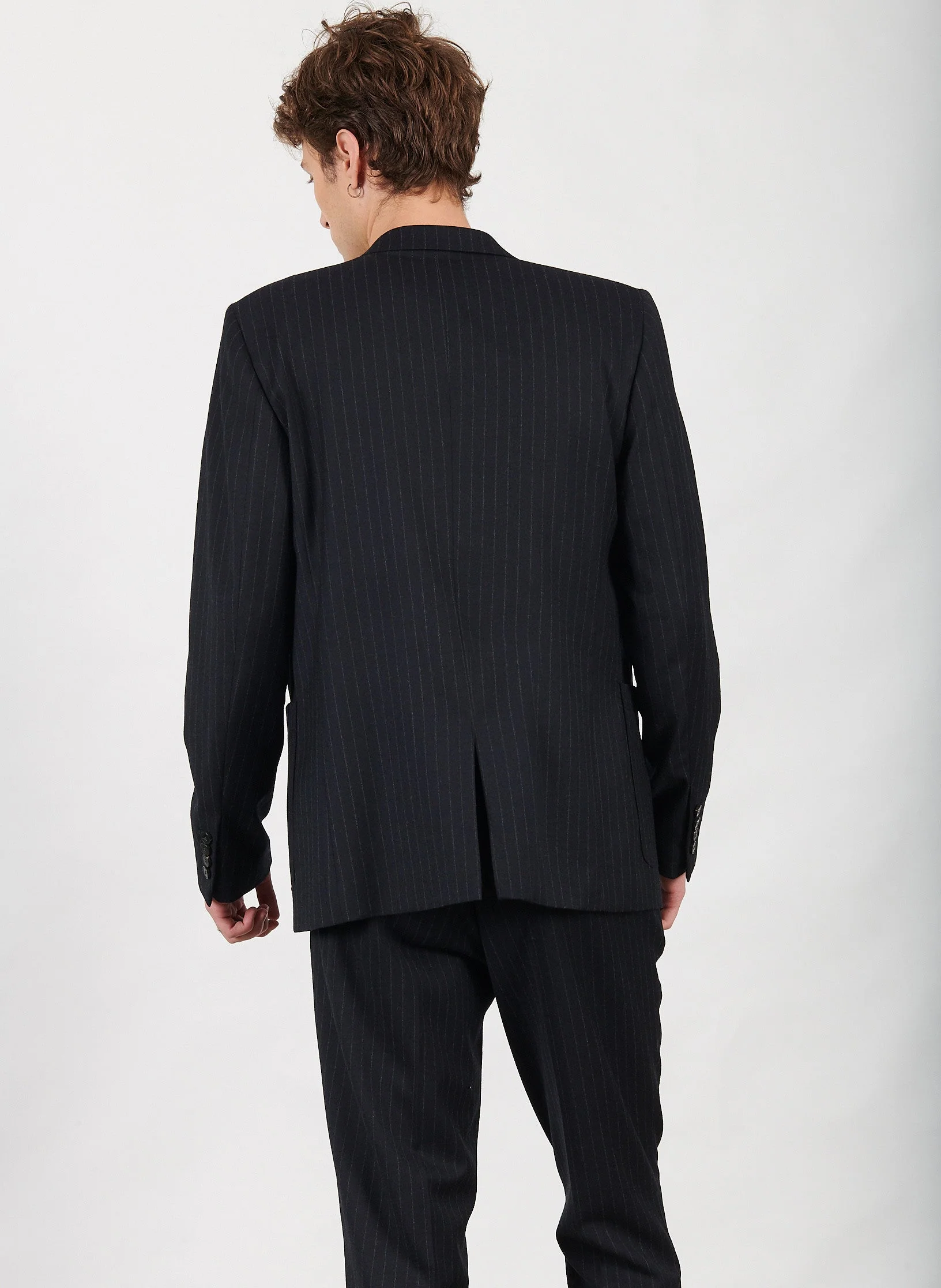 Veste En Laine - Bleu - Homme - Image 4