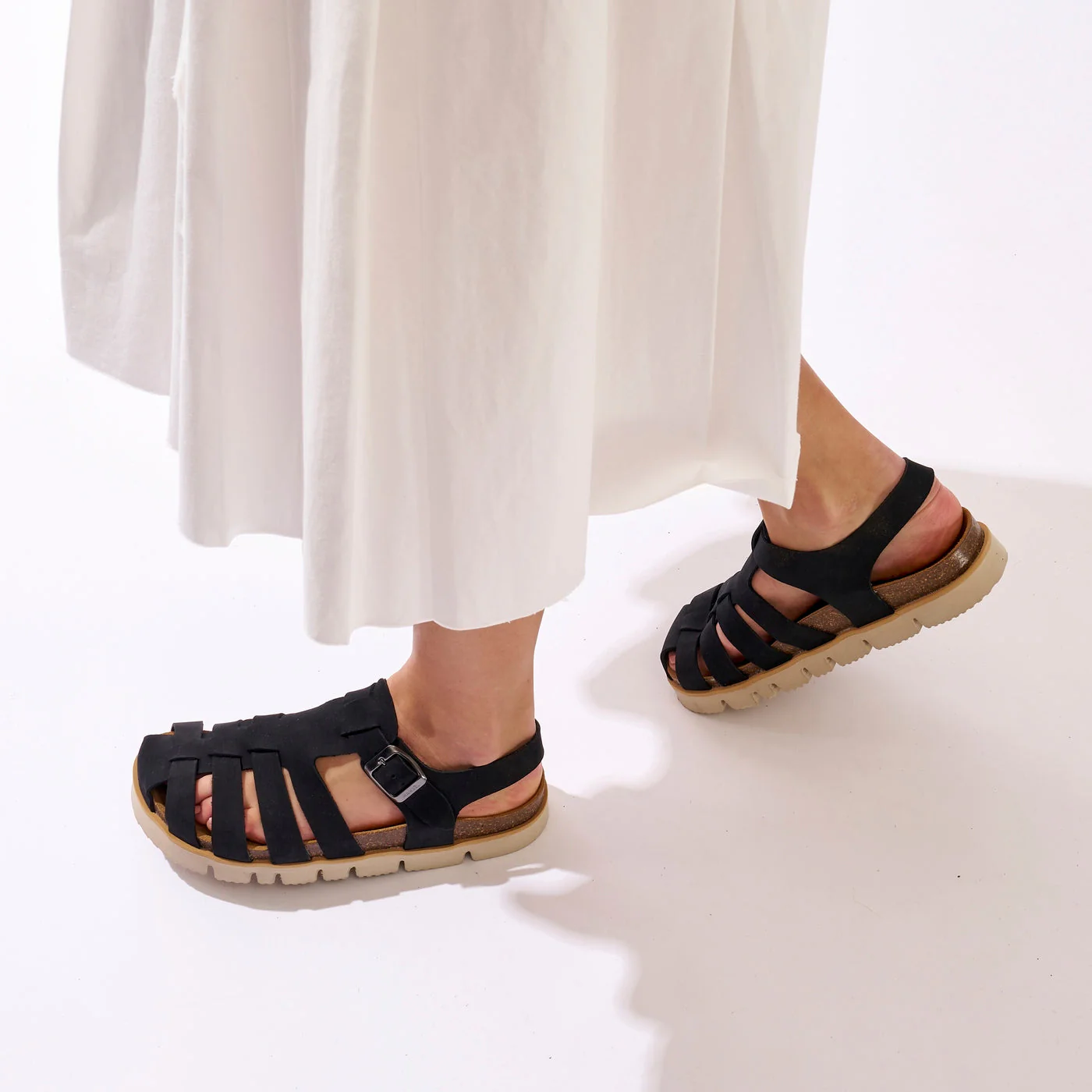 Sandales Helena Nubuck Black - Femme - Image 6