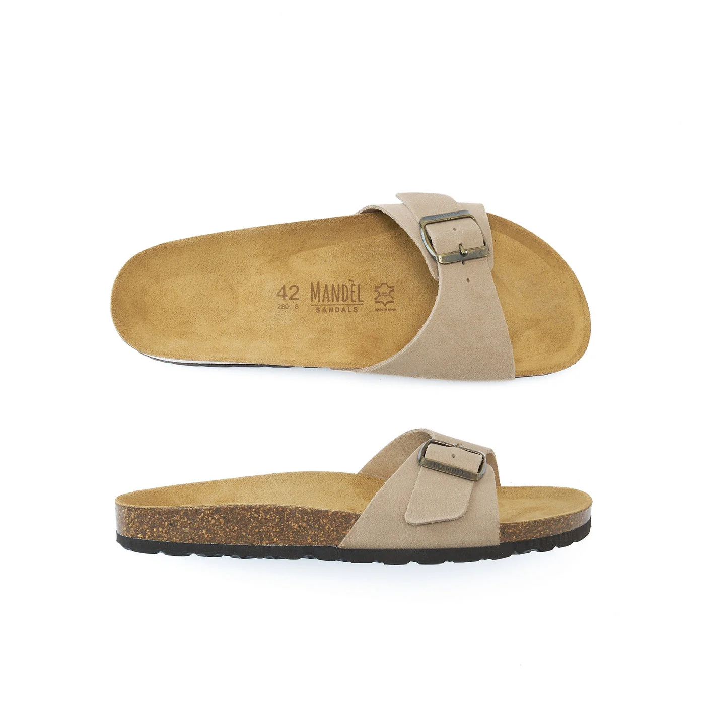 Sandales Agata Suede Taupe - Homme - Image 5