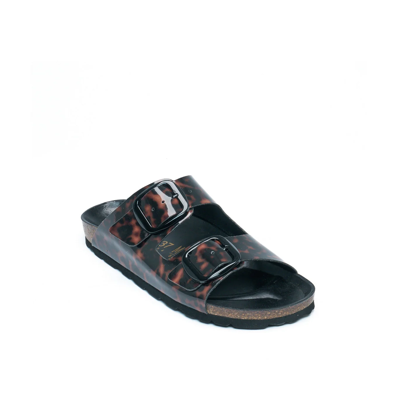 Alberto Big Buckle Tortoiseshell - Femme - Image 2