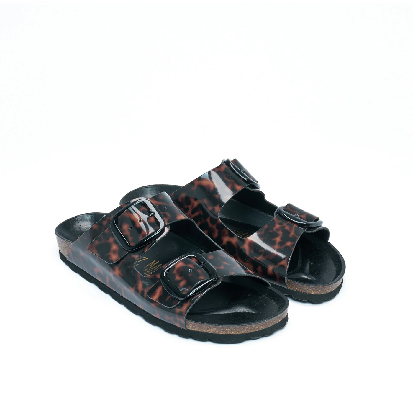 Alberto Big Buckle Tortoiseshell - Femme - Image 3