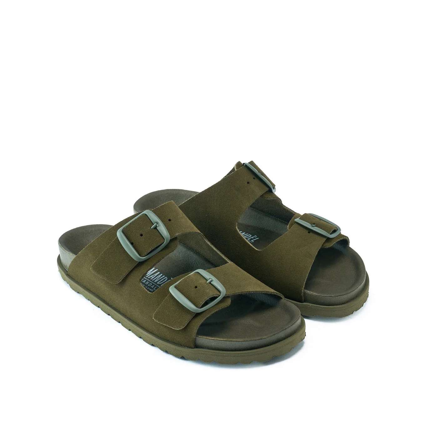Sandales Ana Suede Moss Green - Femme - Image 3