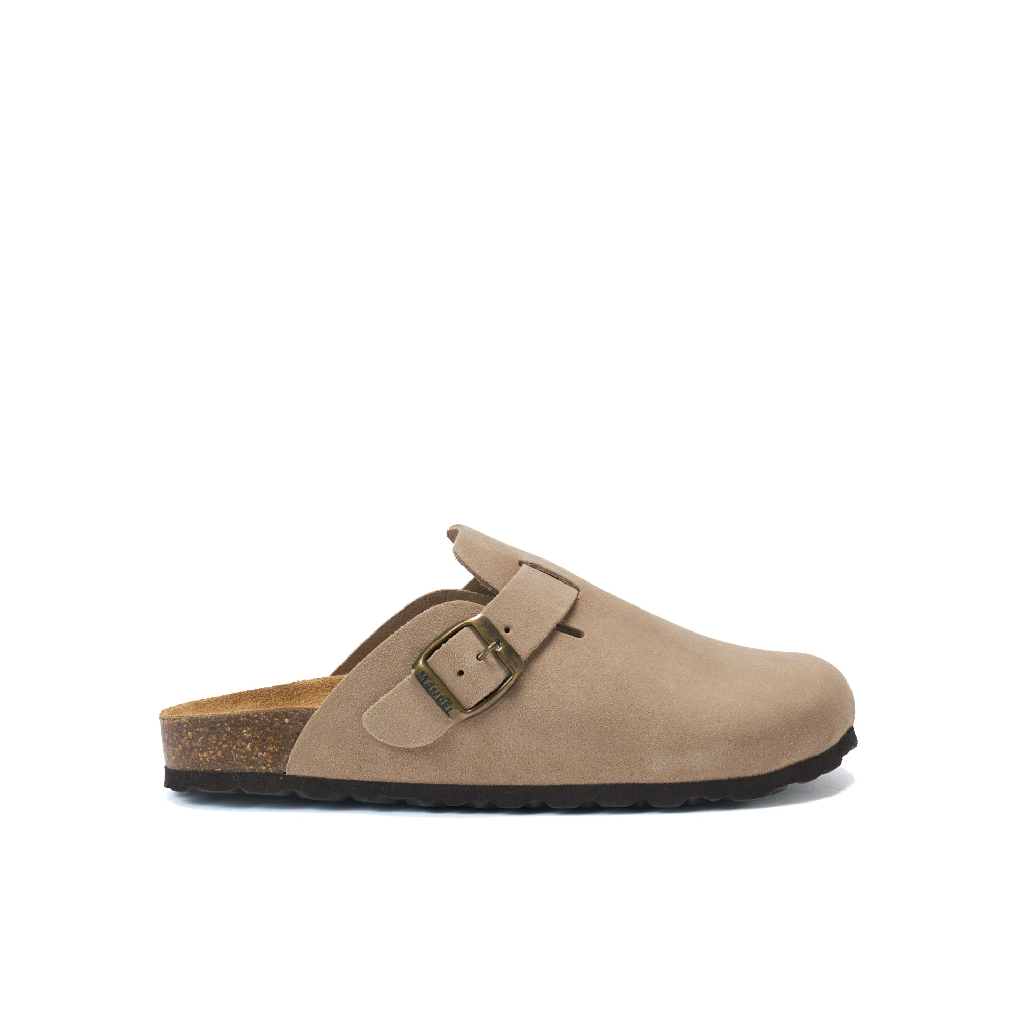 Sabots Noe Suede Taupe - Femme - Image 2