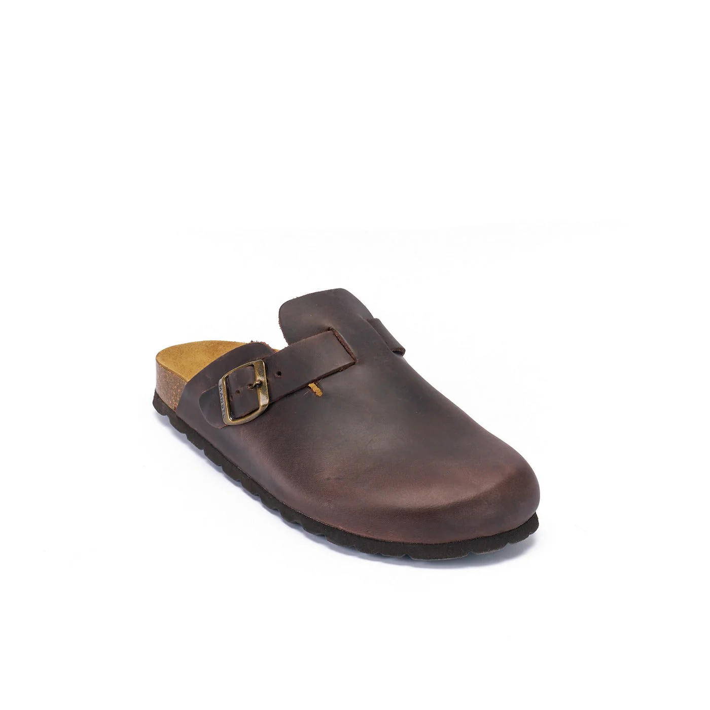 Sabots Noe Oiled Leather Dark Brown - Femme - Image 2