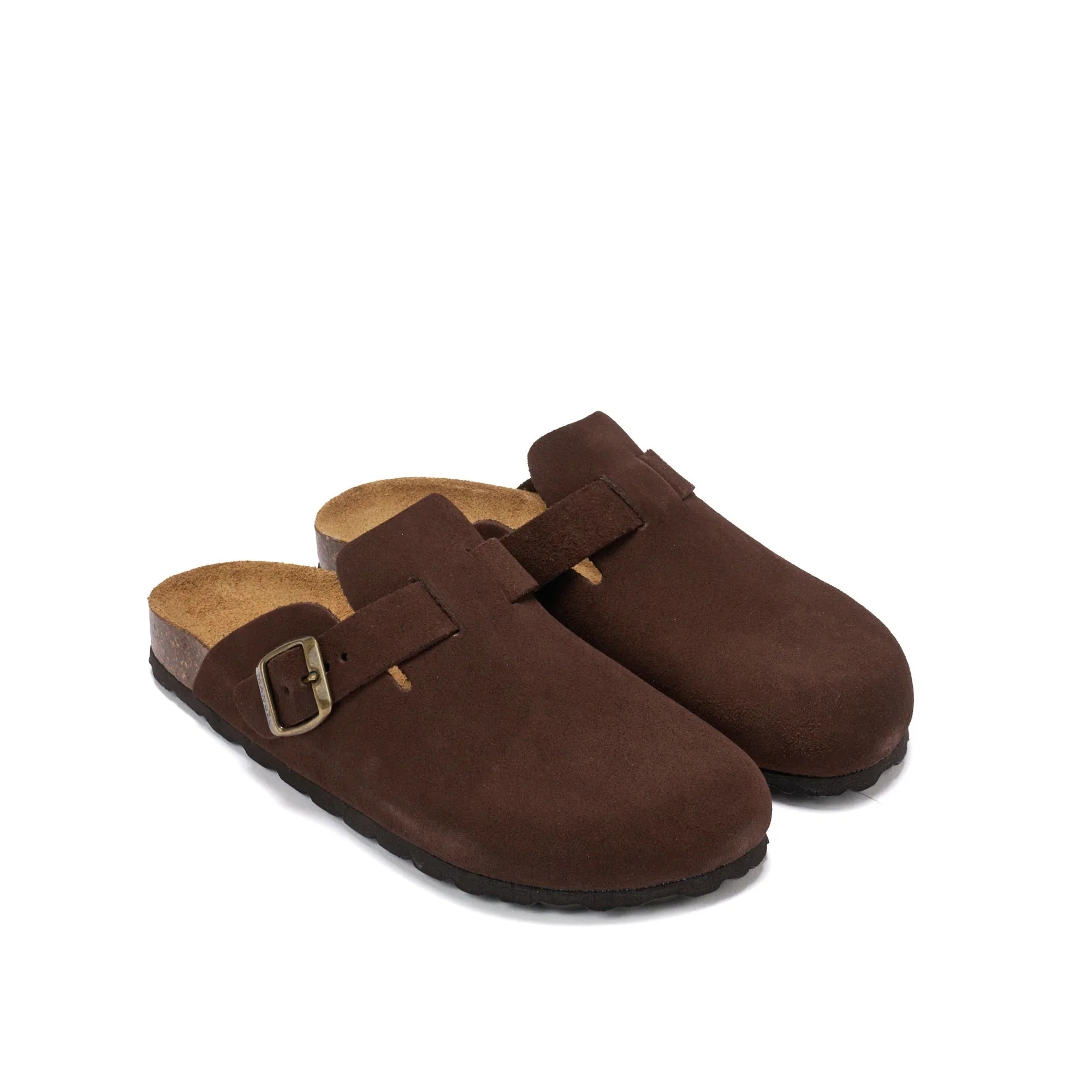 Sabots Noe Suede Dark Brown - Homme - Image 3