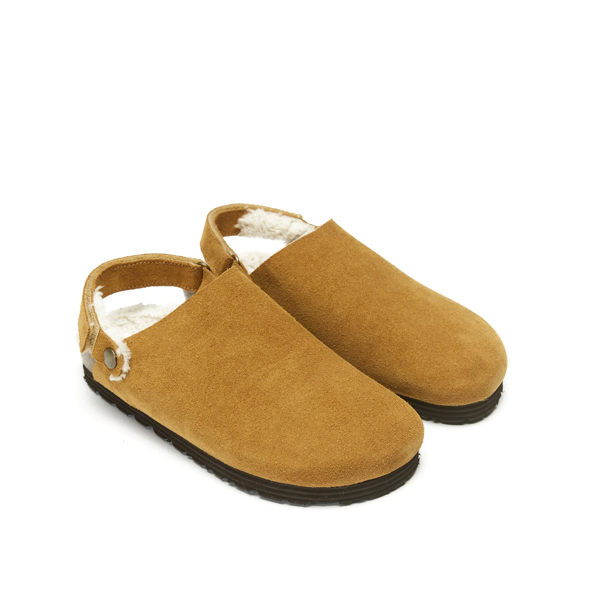 Sabots Adam Suede Whisky Marron - Femme - Image 3
