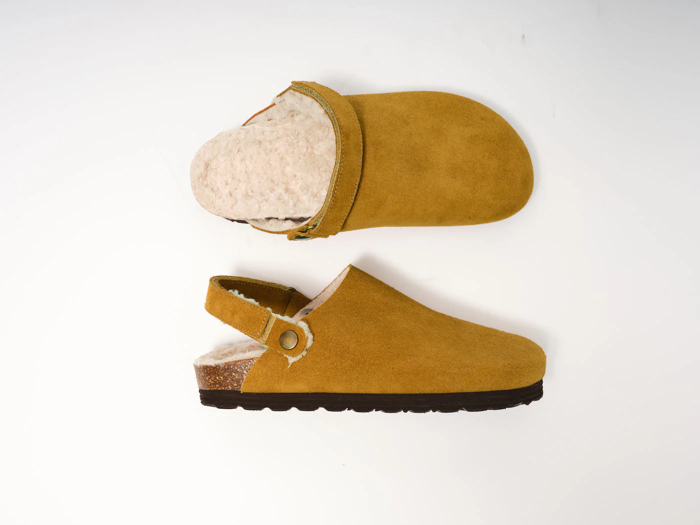 Sabots Adam Suede Whisky Marron - Femme - Image 7