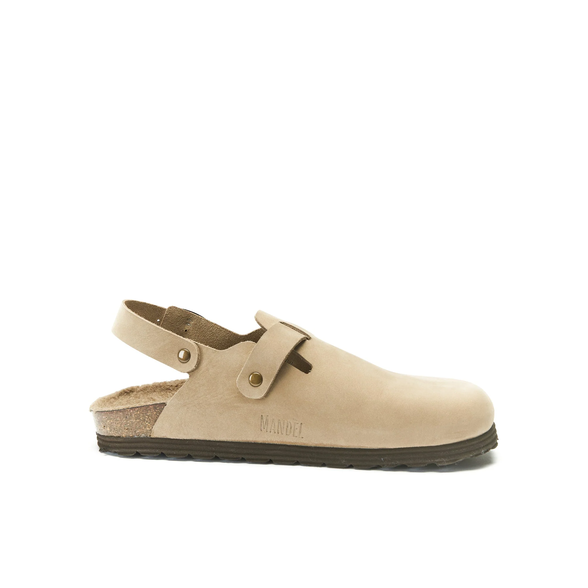 Sabots Oscar Nubuck Taupe - Femme - Image 4